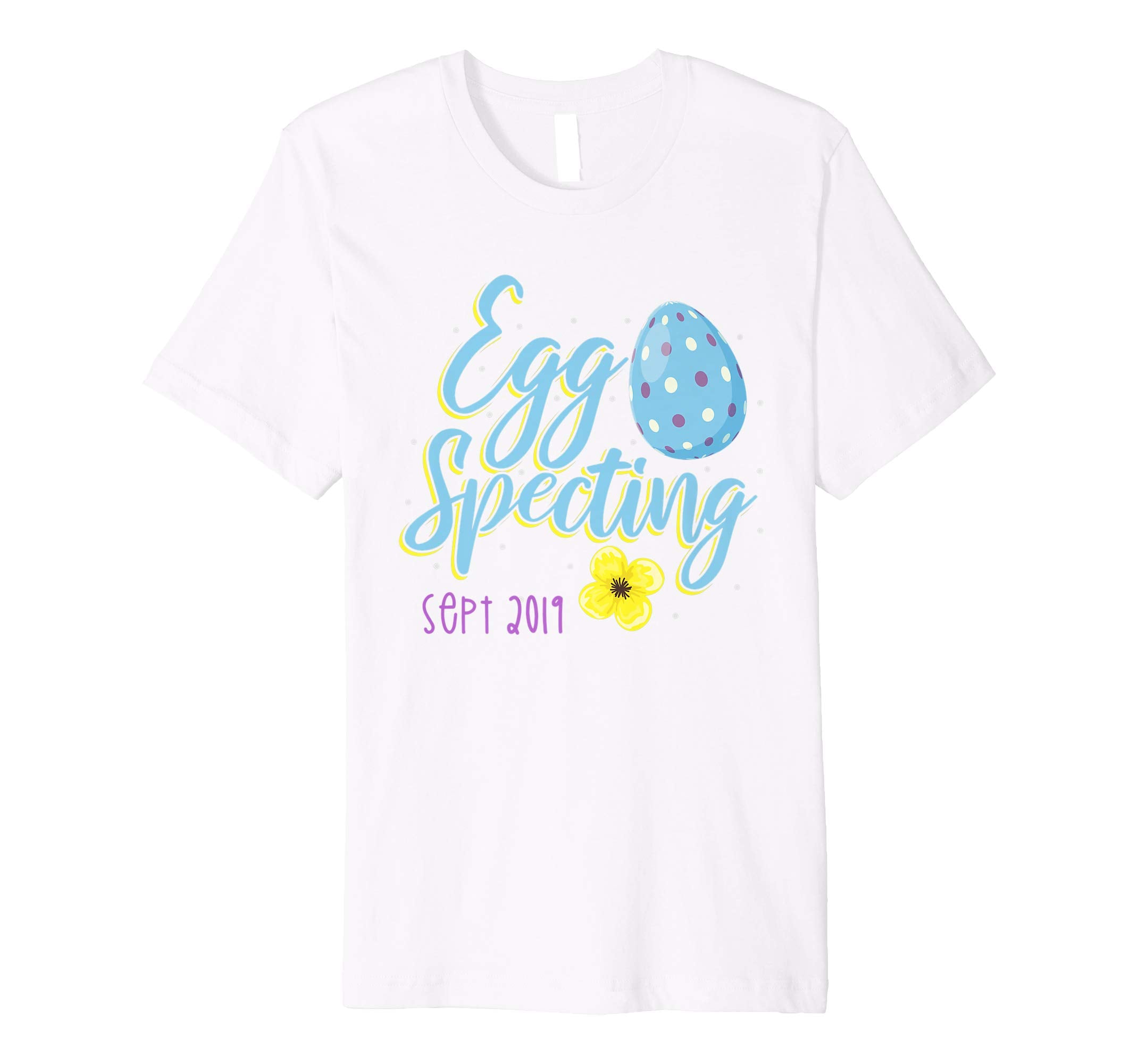Eggspecting a Baby T Shirt Easter Egg September 2019