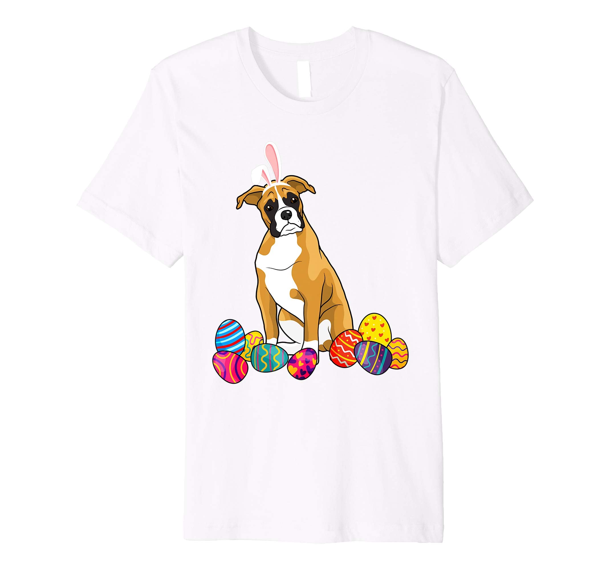 Boxer Bunny Ear With Egg Easter Easter Day Shirt