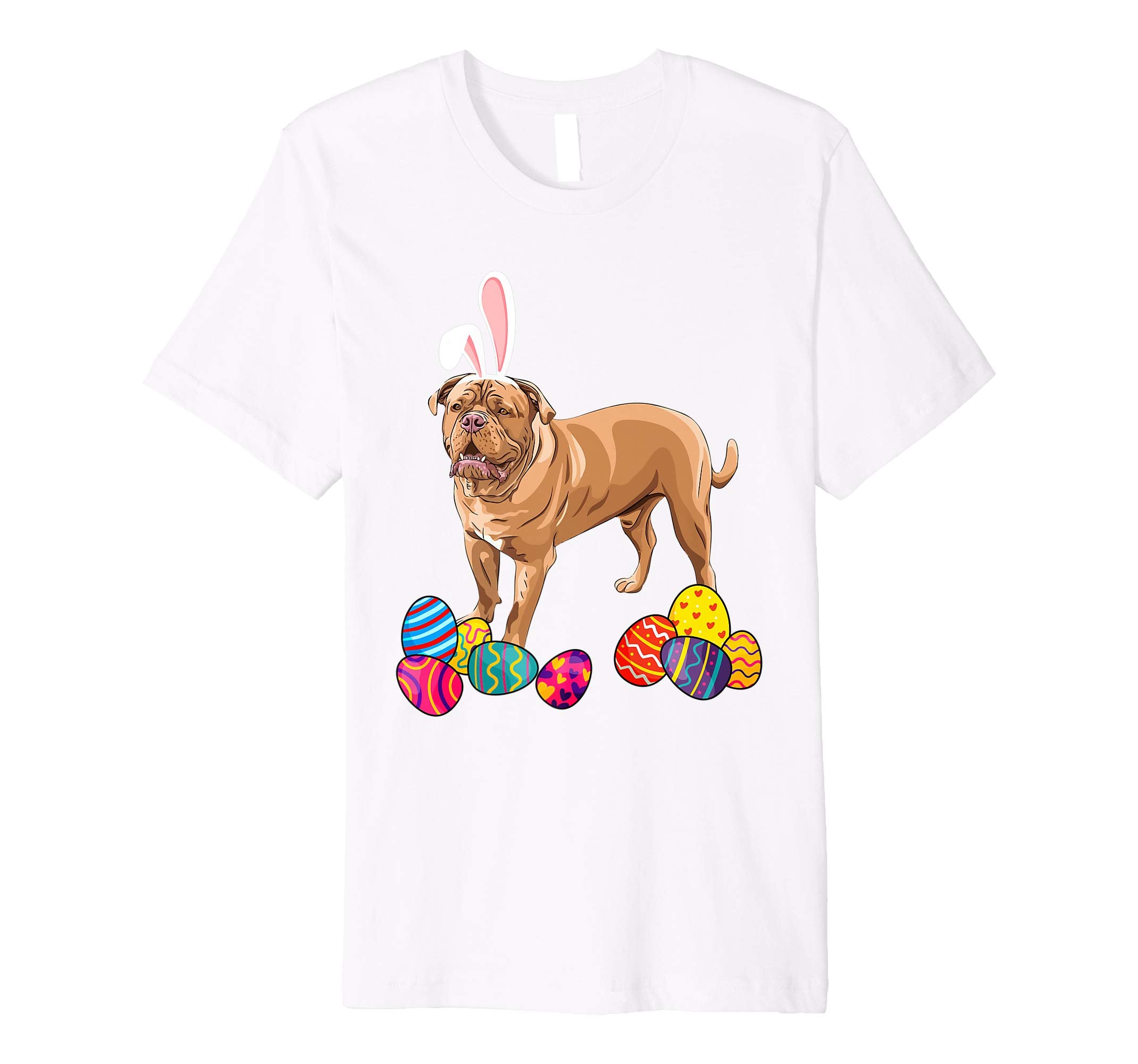 French Mastiff Bunny Ear With Egg Easter Easter Day Shirt
