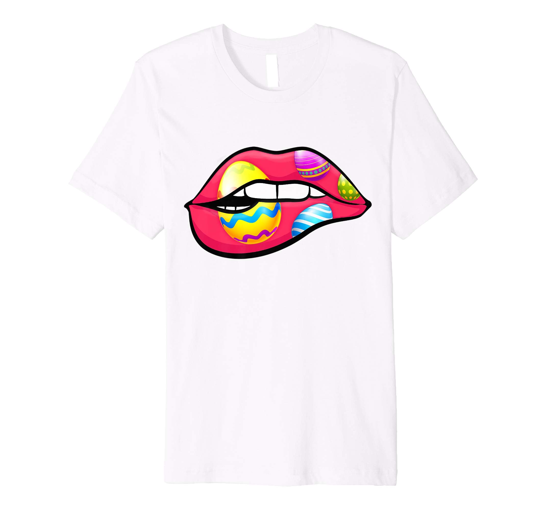 Funny Easter Day Jewish Kiss Lips Shirt Girls Women