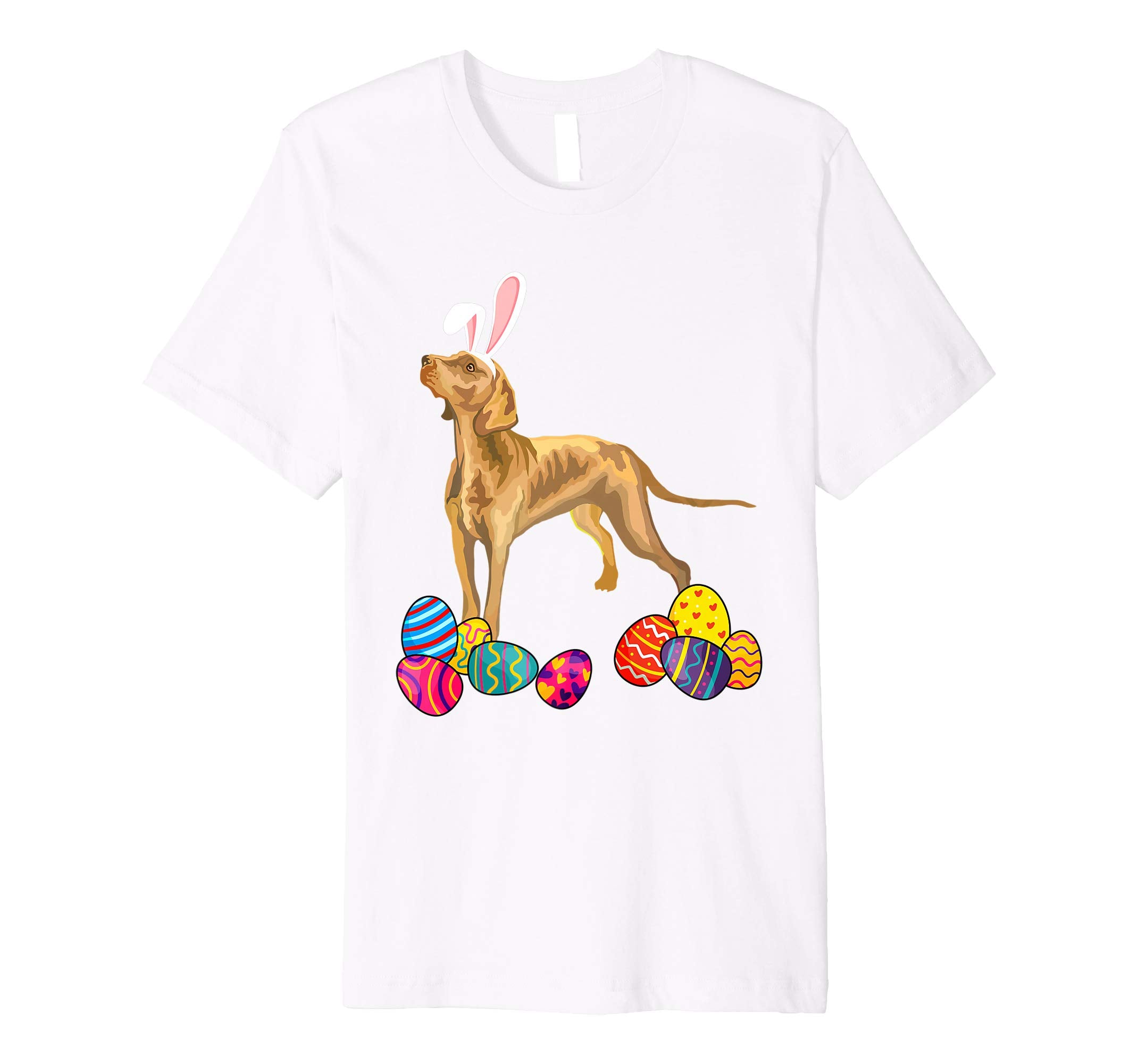 Weimaraner Bunny Ear With Egg Easter Easter Day Shirt