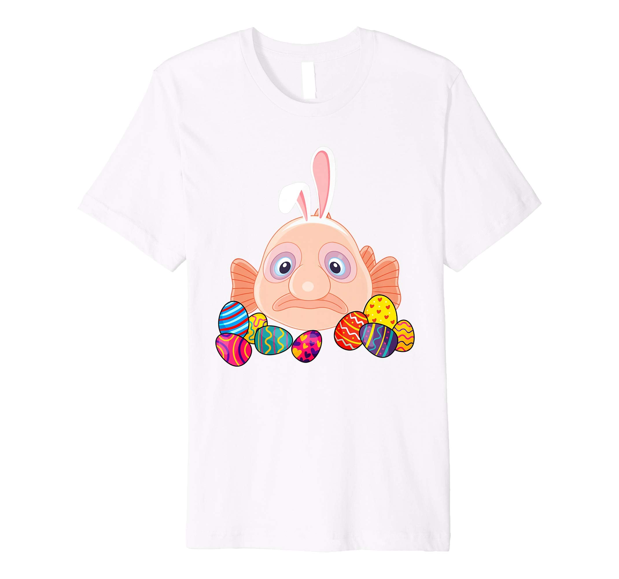 Blob Fish Bunny Ear With Egg Easter Easter Day Shirt