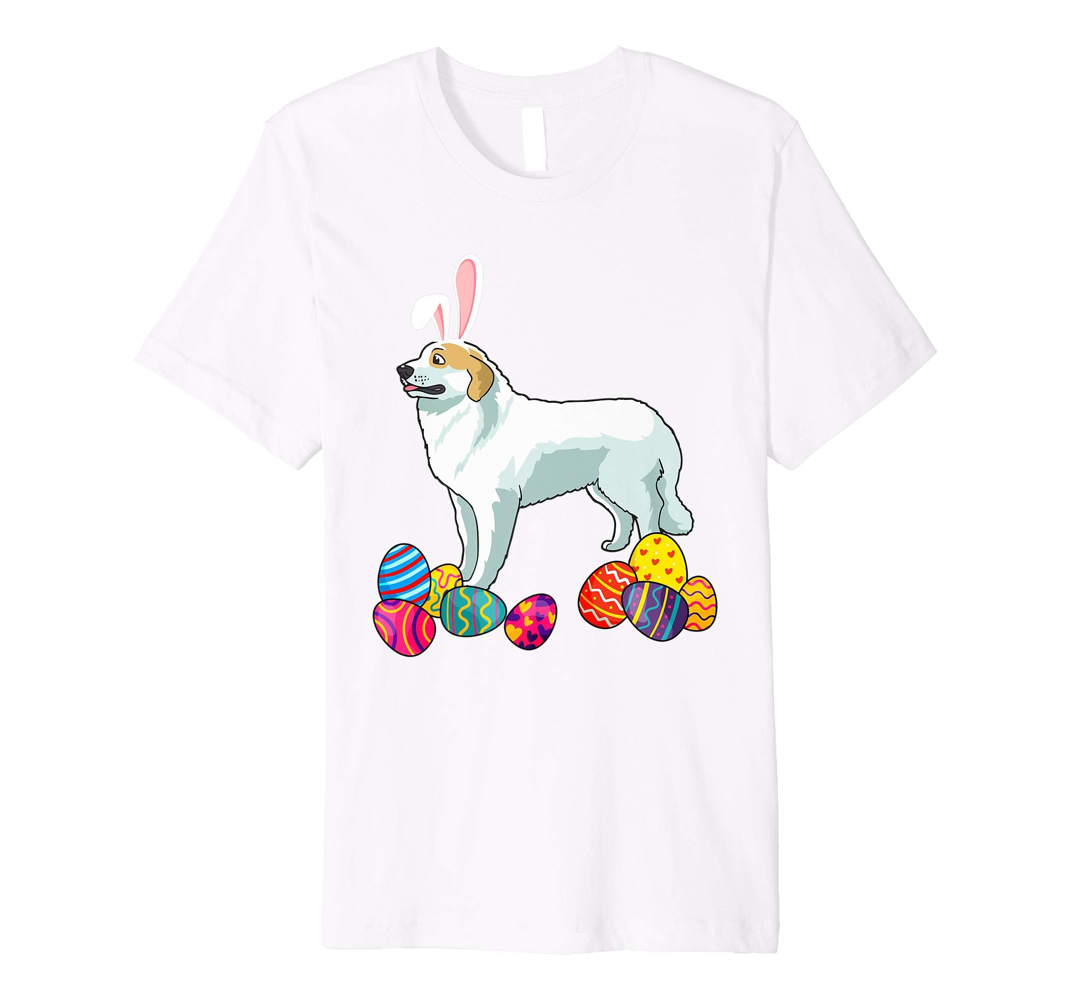 Great Pyrenees Bunny Ear With Egg Easter Easter Day Shirt