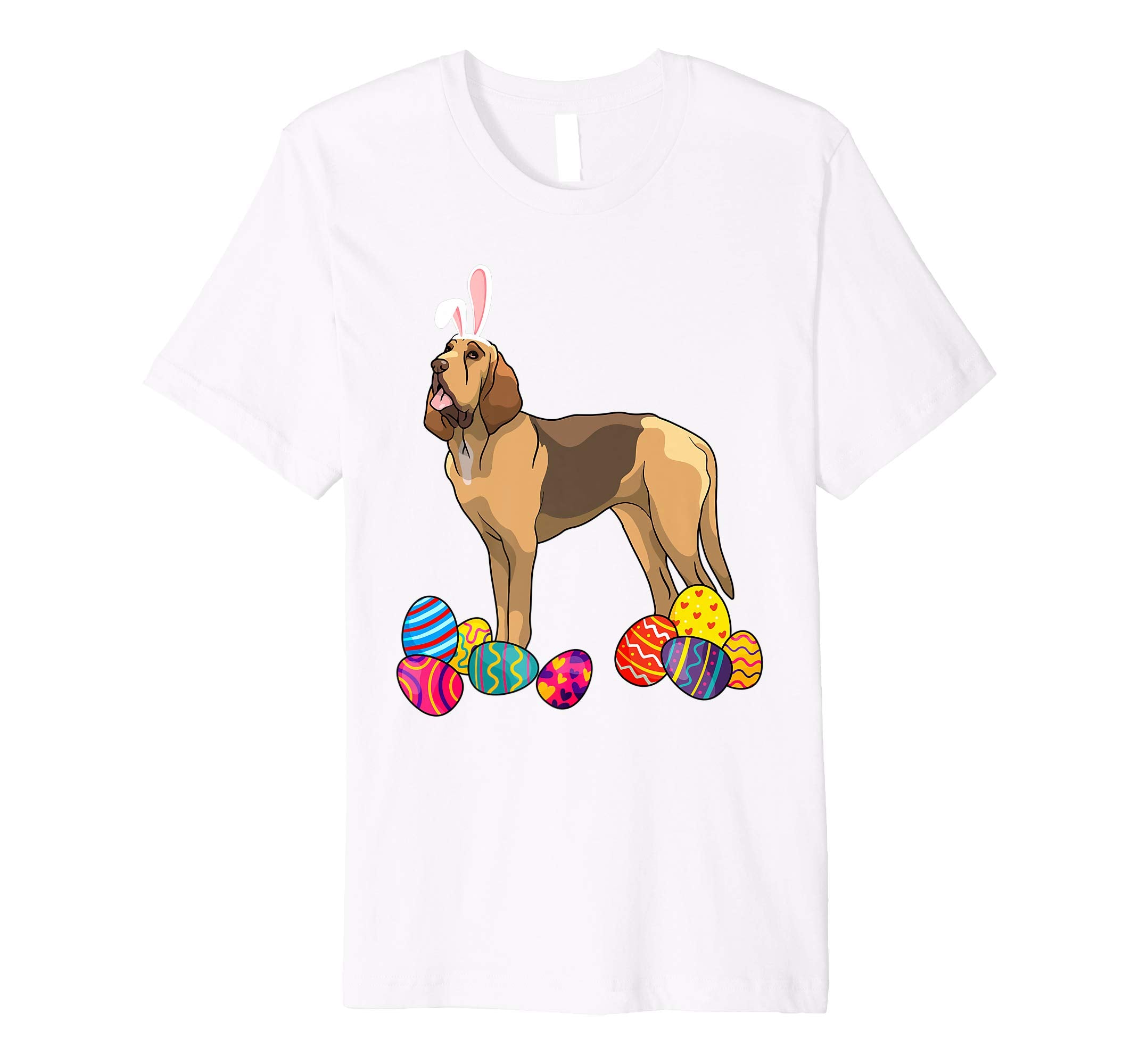 Bloodhound Bunny Ear With Egg Easter Easter Day Shirt