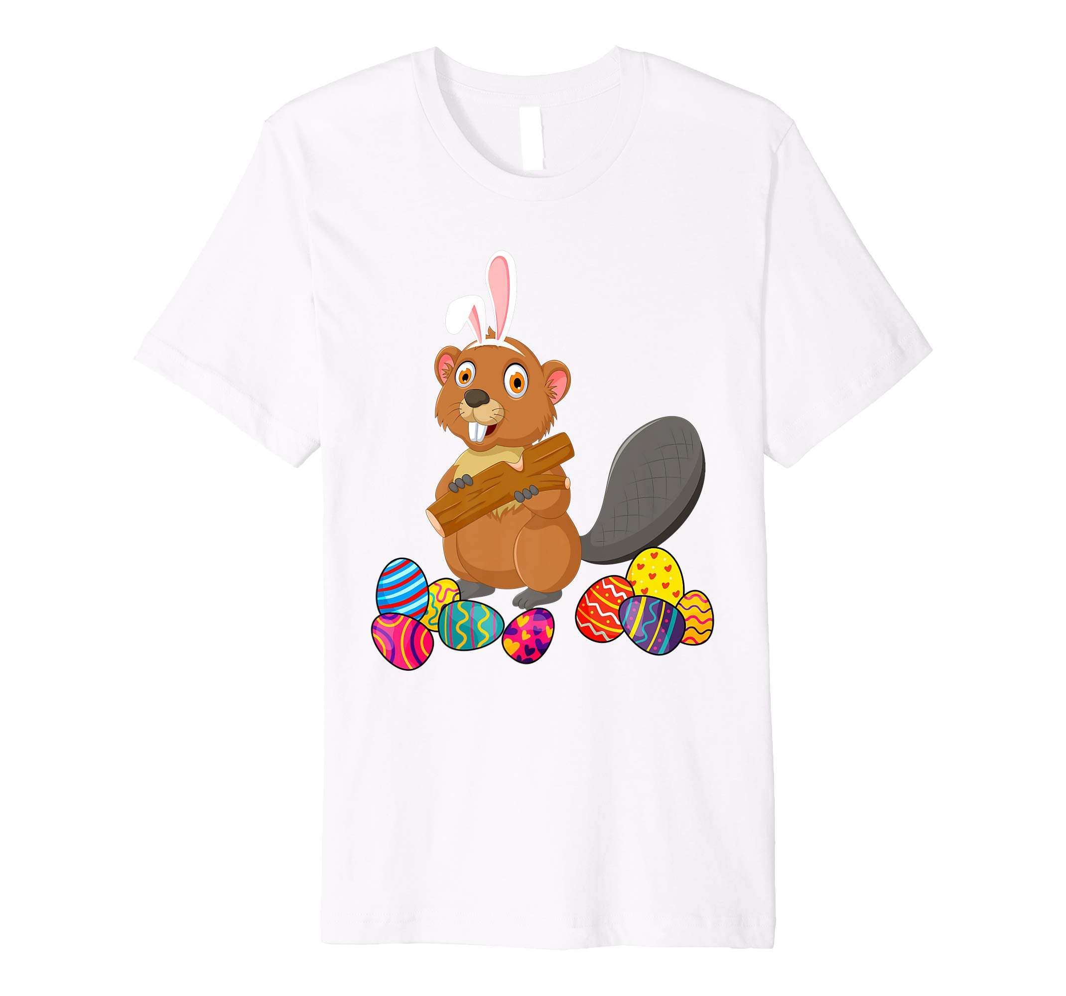 Beaver Bunny Ear With Egg Easter Easter Day Shirt