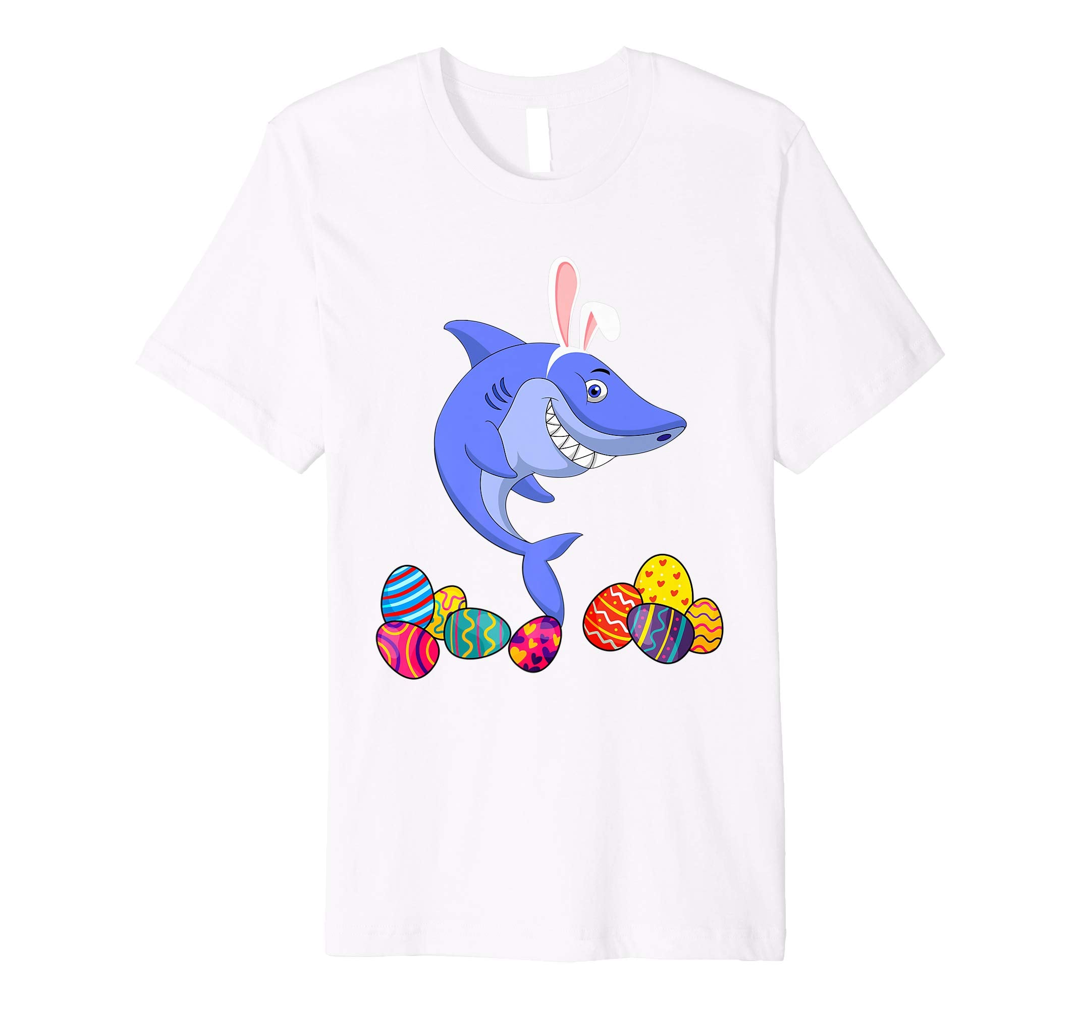 Shark Bunny Ear With Egg Easter Easter Day Shirt