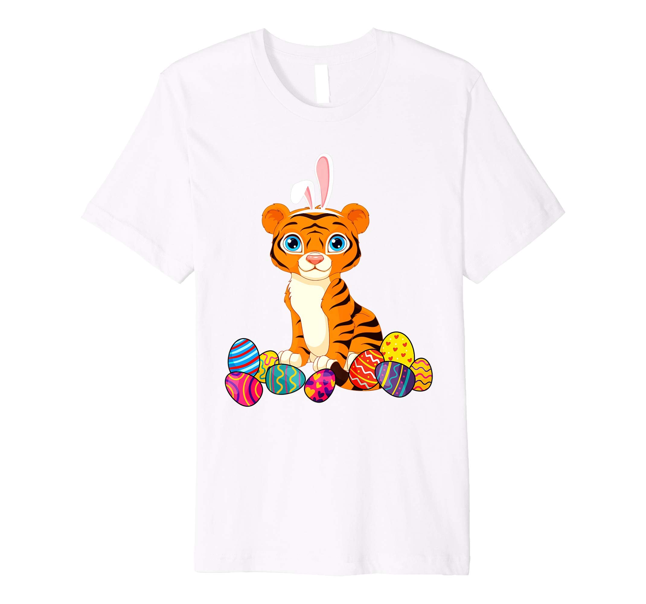 Tiger Bunny Ear With Egg Easter Easter Day Shirt