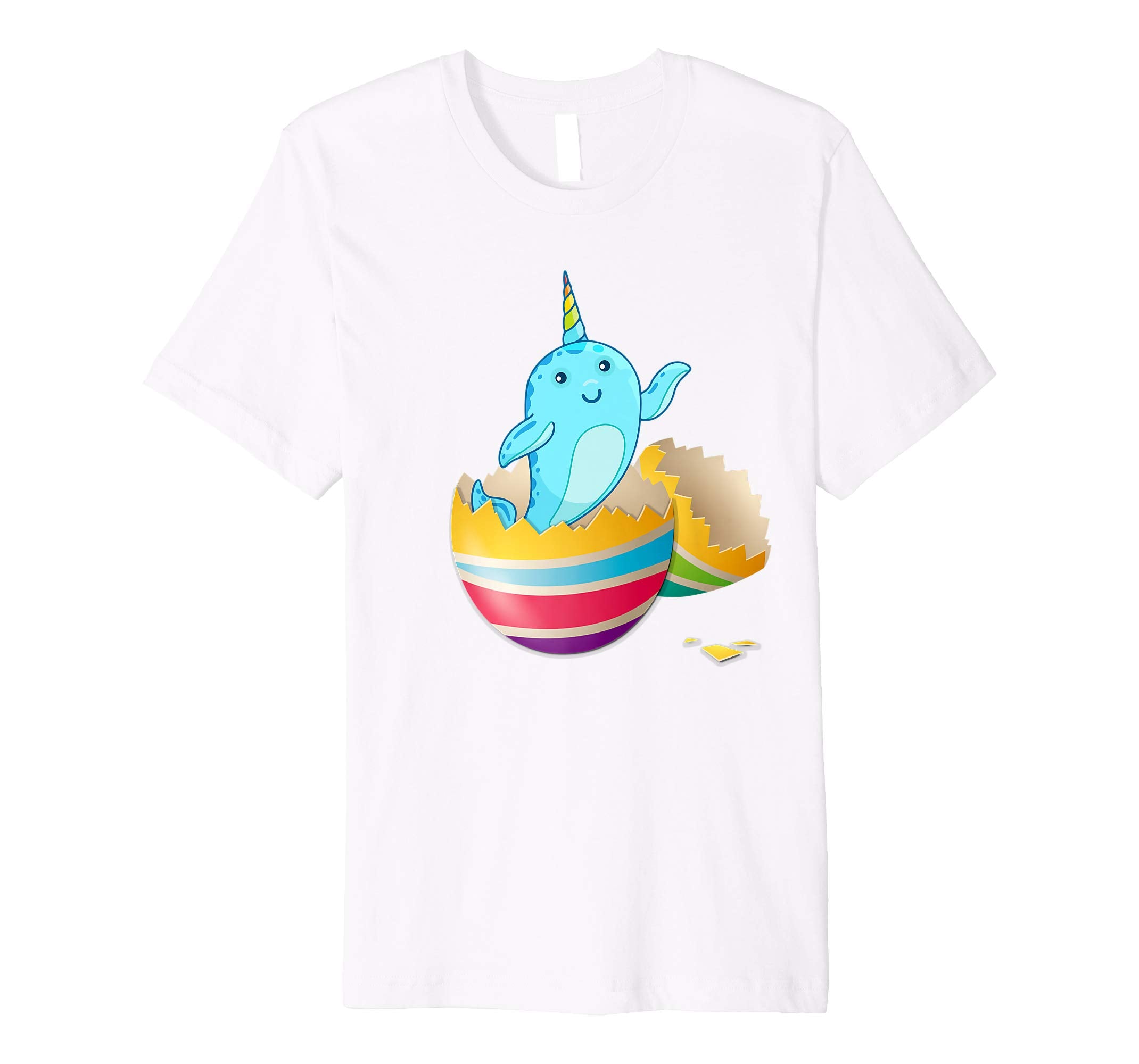 Baby Narwhals Hatching From Easter Egg Easter Day Shirt