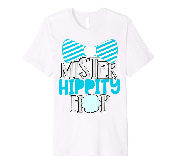 Boys Easter Shirt Kids Cute Mister Hippity Hop Bow Tie