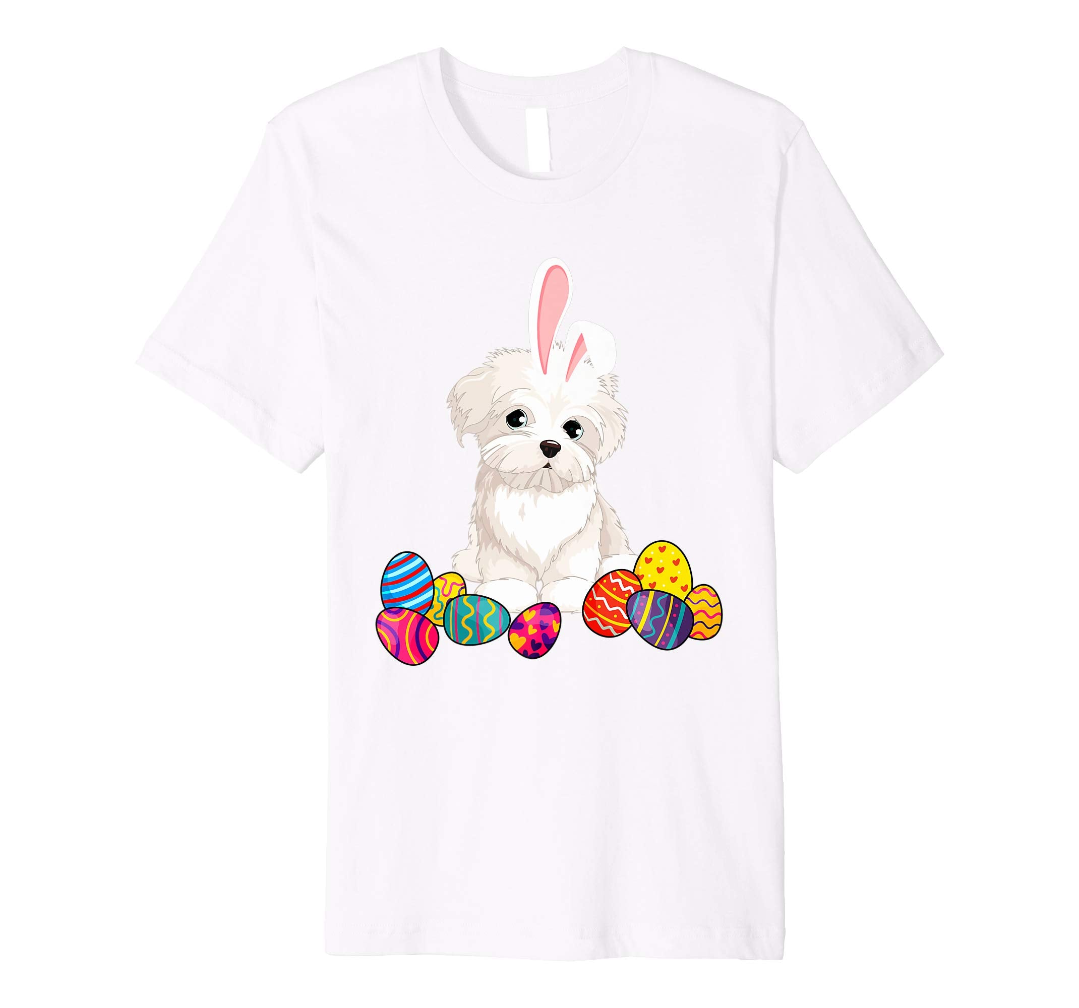 Maltese Bunny Ear With Egg Easter Easter Day Shirt