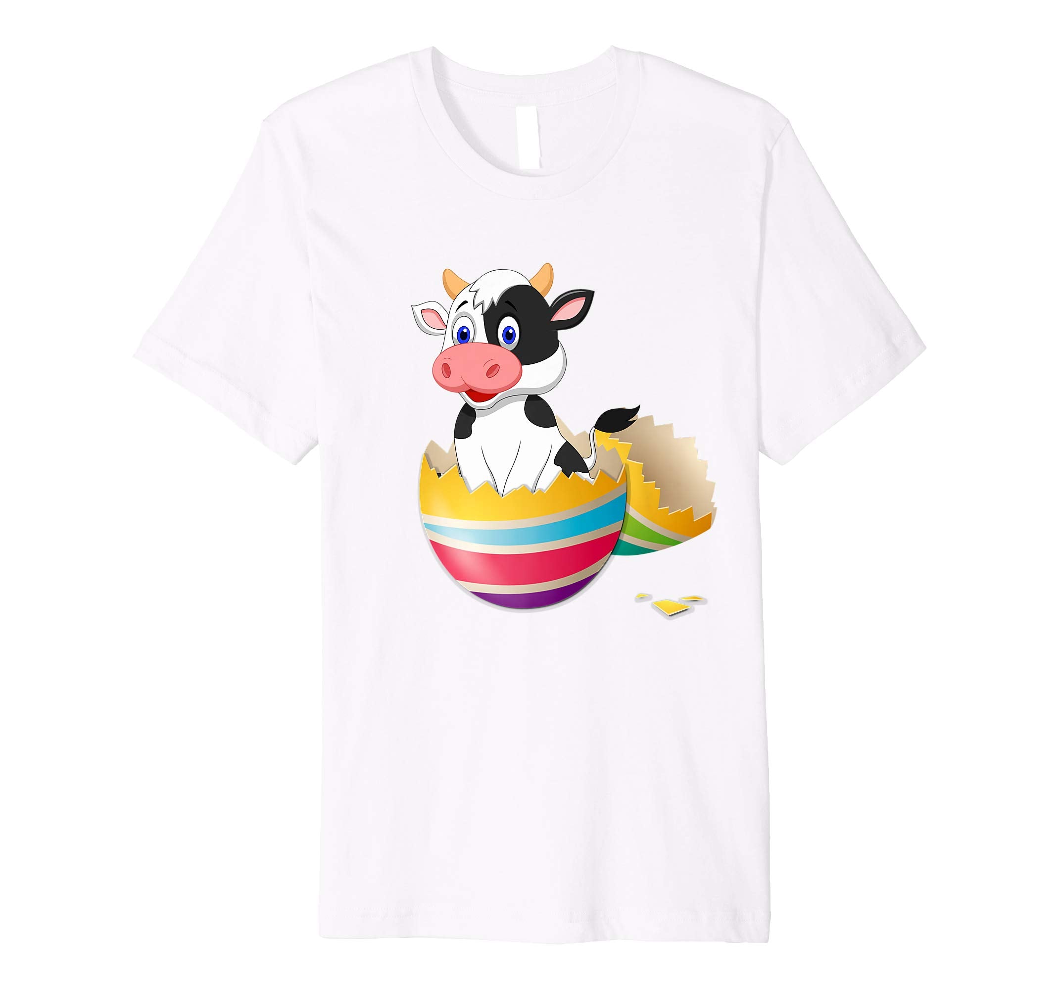 Baby Cow Hatching From Easter Egg Easter Day Shirt