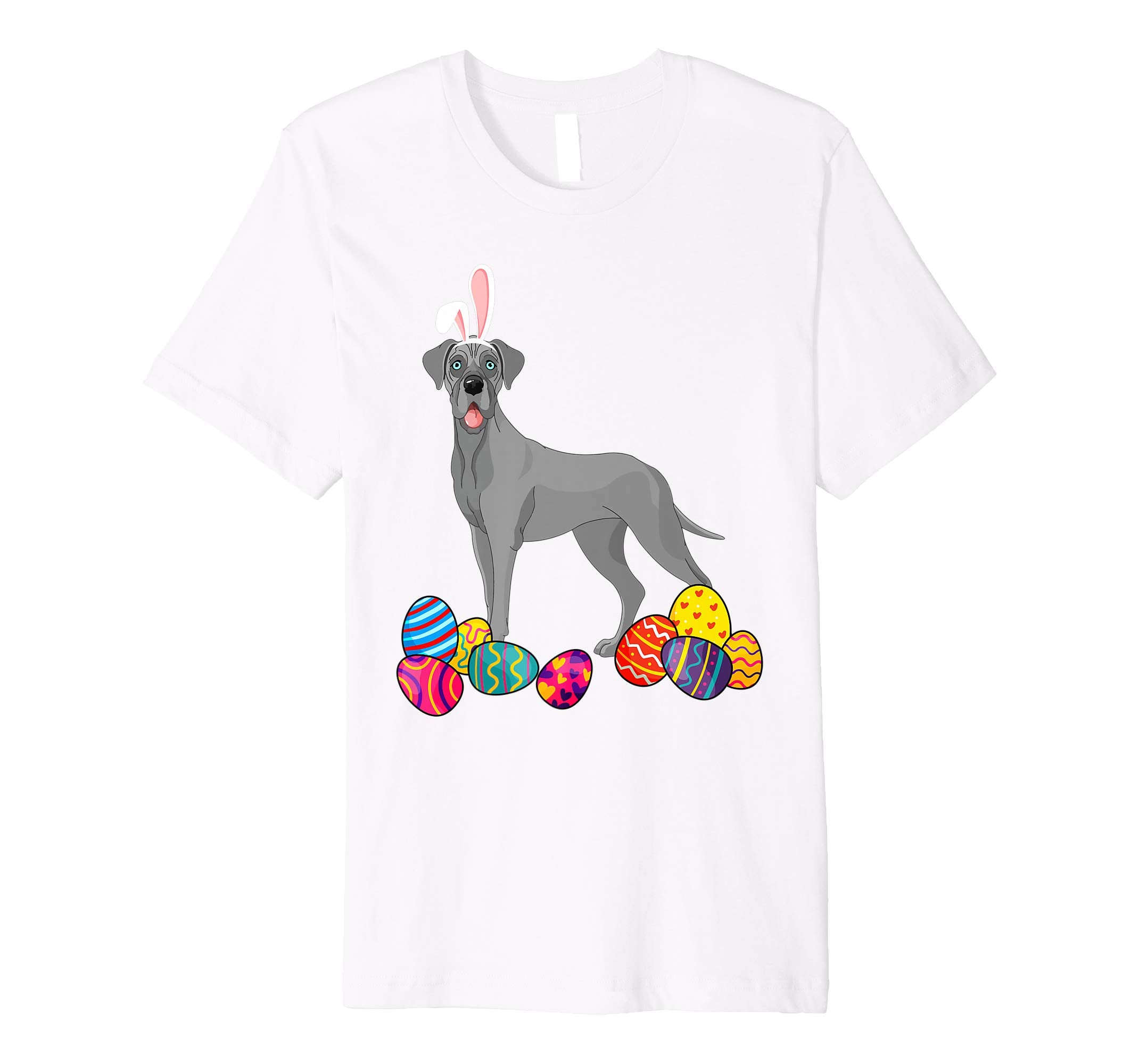 Great Dane Bunny Ear With Egg Easter Easter Day Shirt
