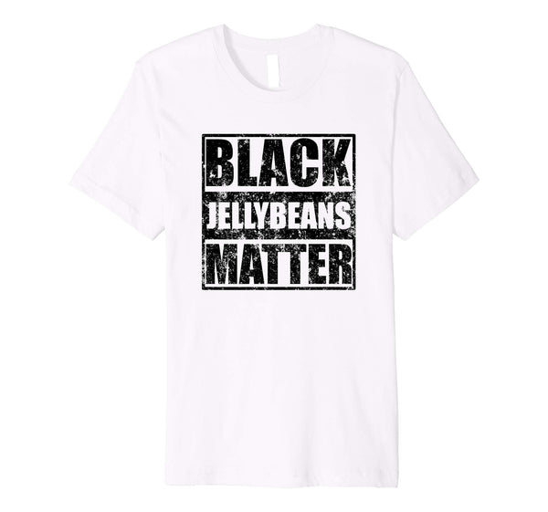 Mens Funny Easter Shirt Cool Gift Black Jelly Beans Matter