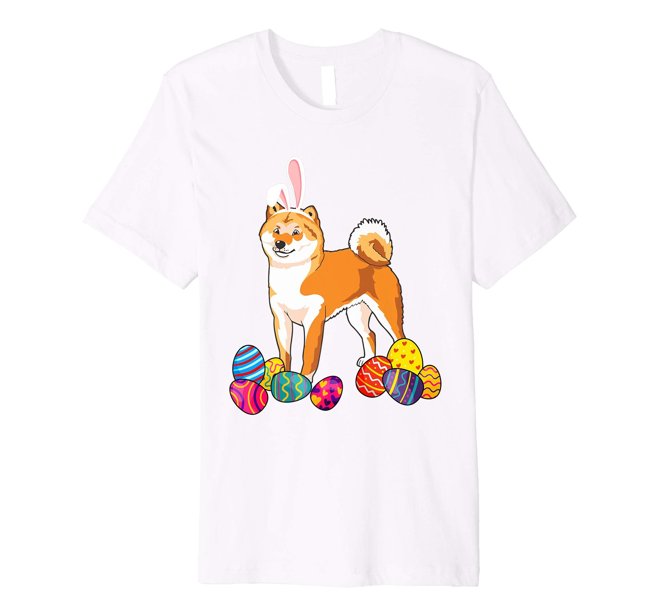 Akita Bunny Ear With Egg Easter Easter Day Shirt