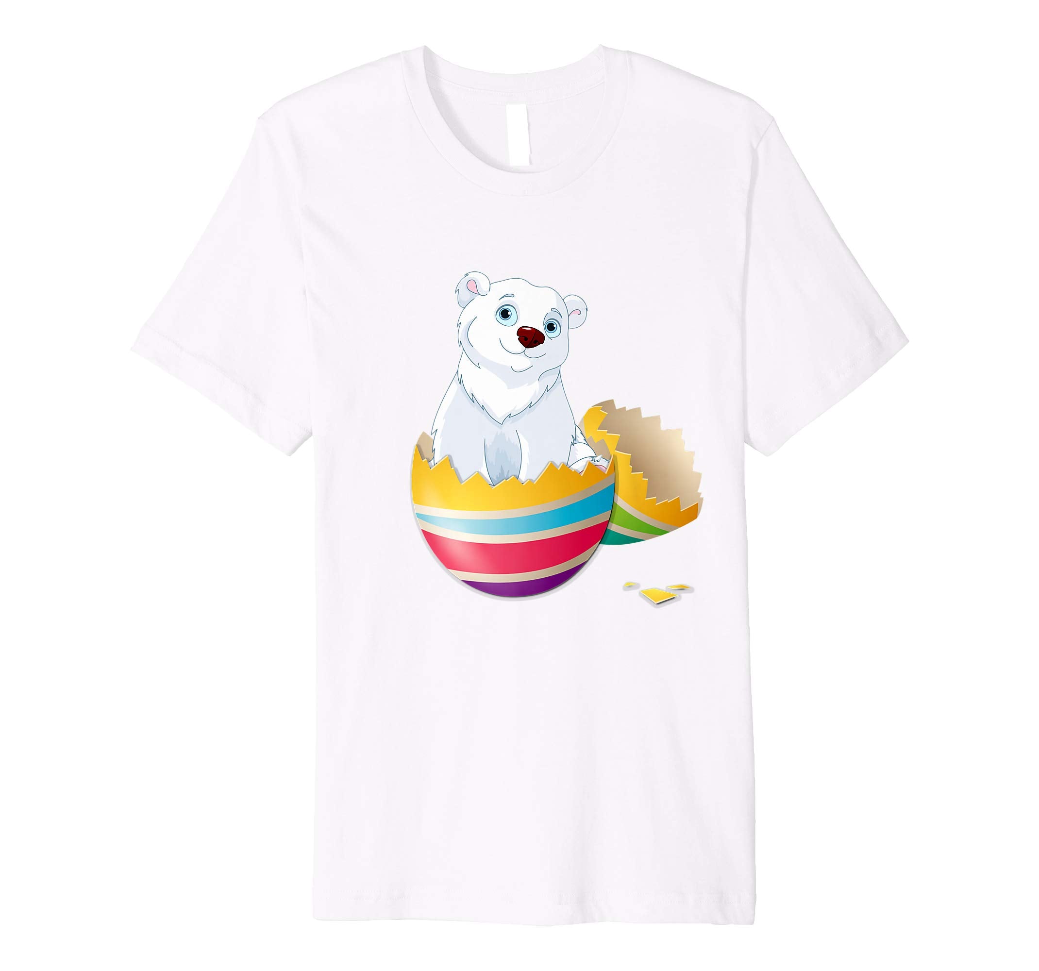 Baby Polar Bear Hatching From Easter Egg Easter Day Shirt