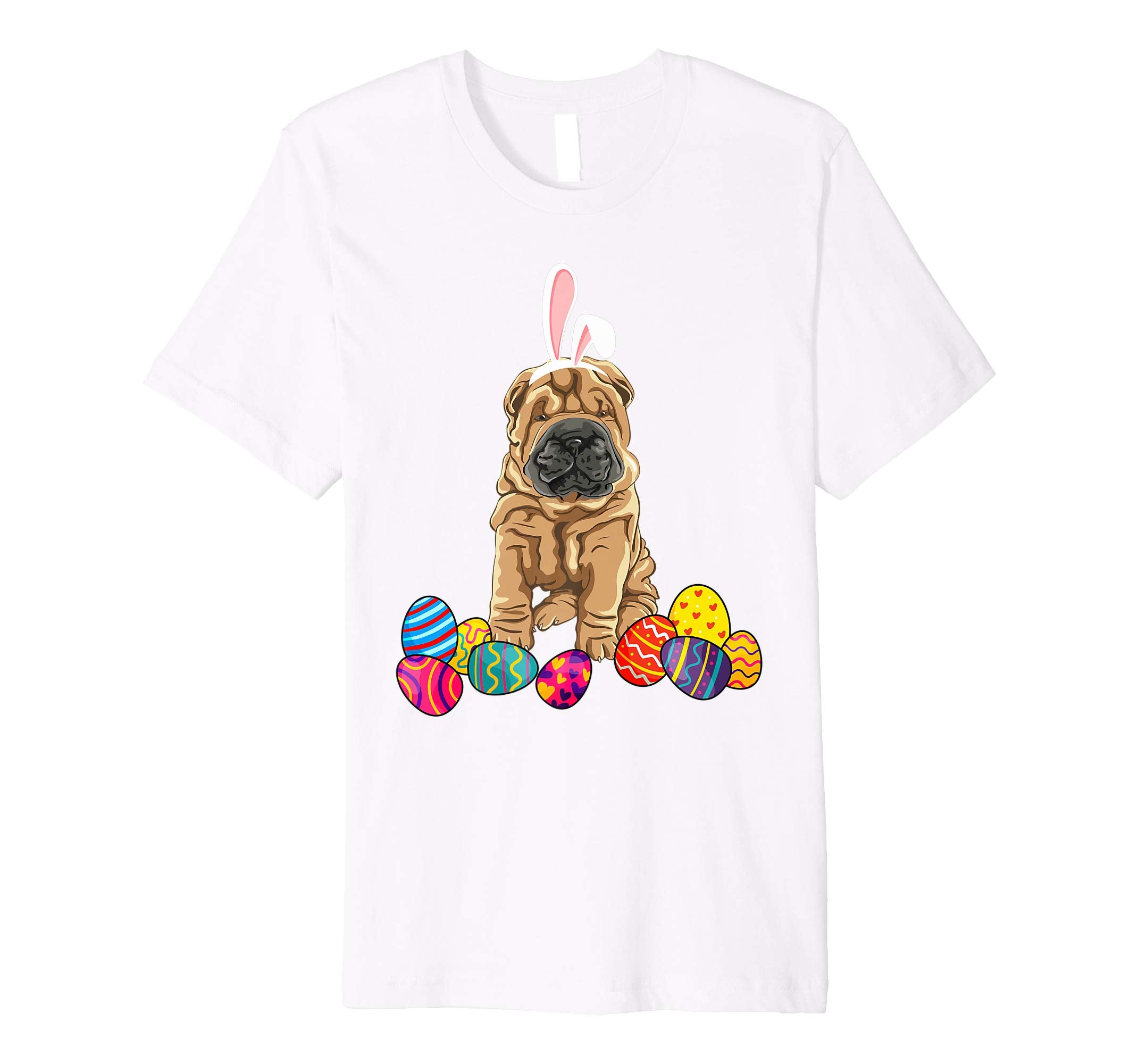 Chinese Shar-Pei Bunny Ear With Egg Easter Easter Day Shirt