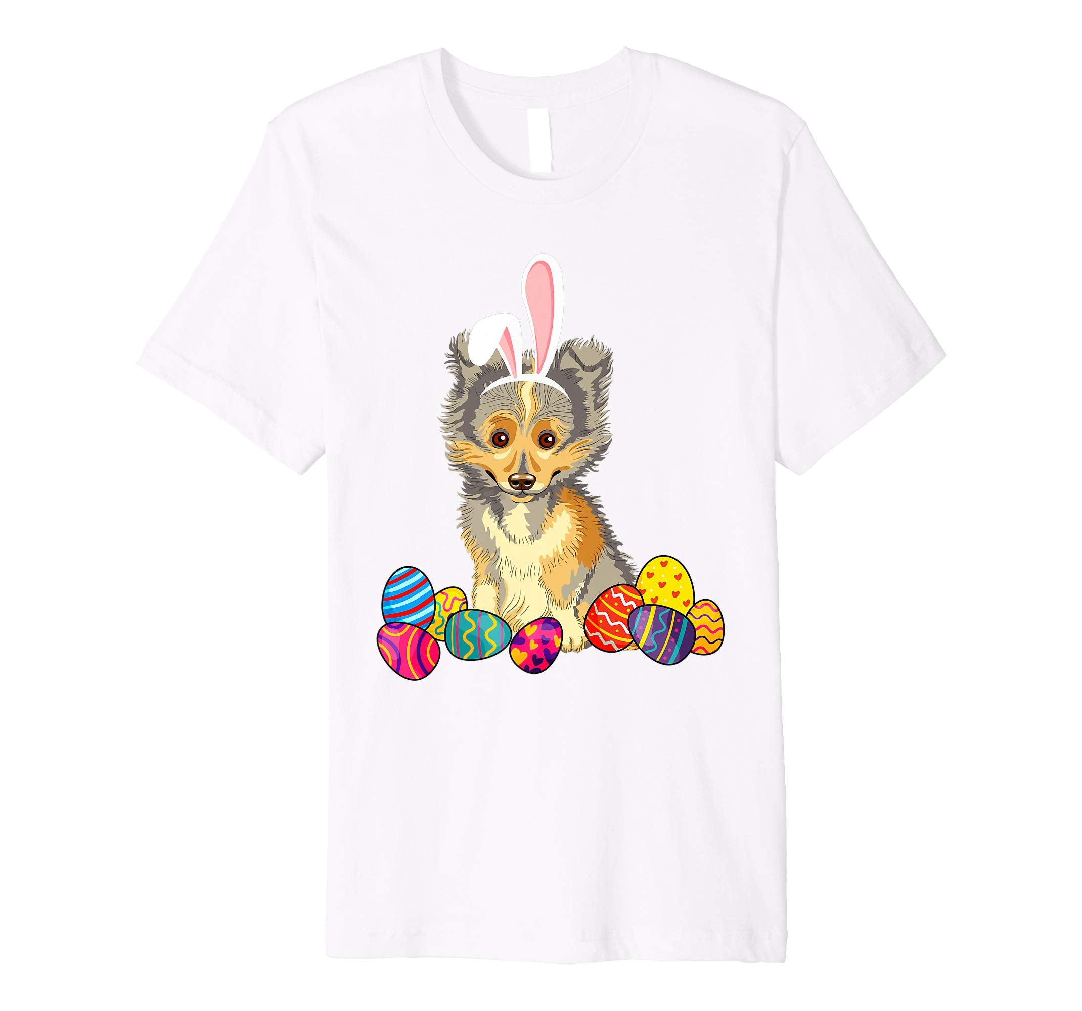 Shetland Sheepdog Bunny Ear With Egg Easter Easter Day Shirt