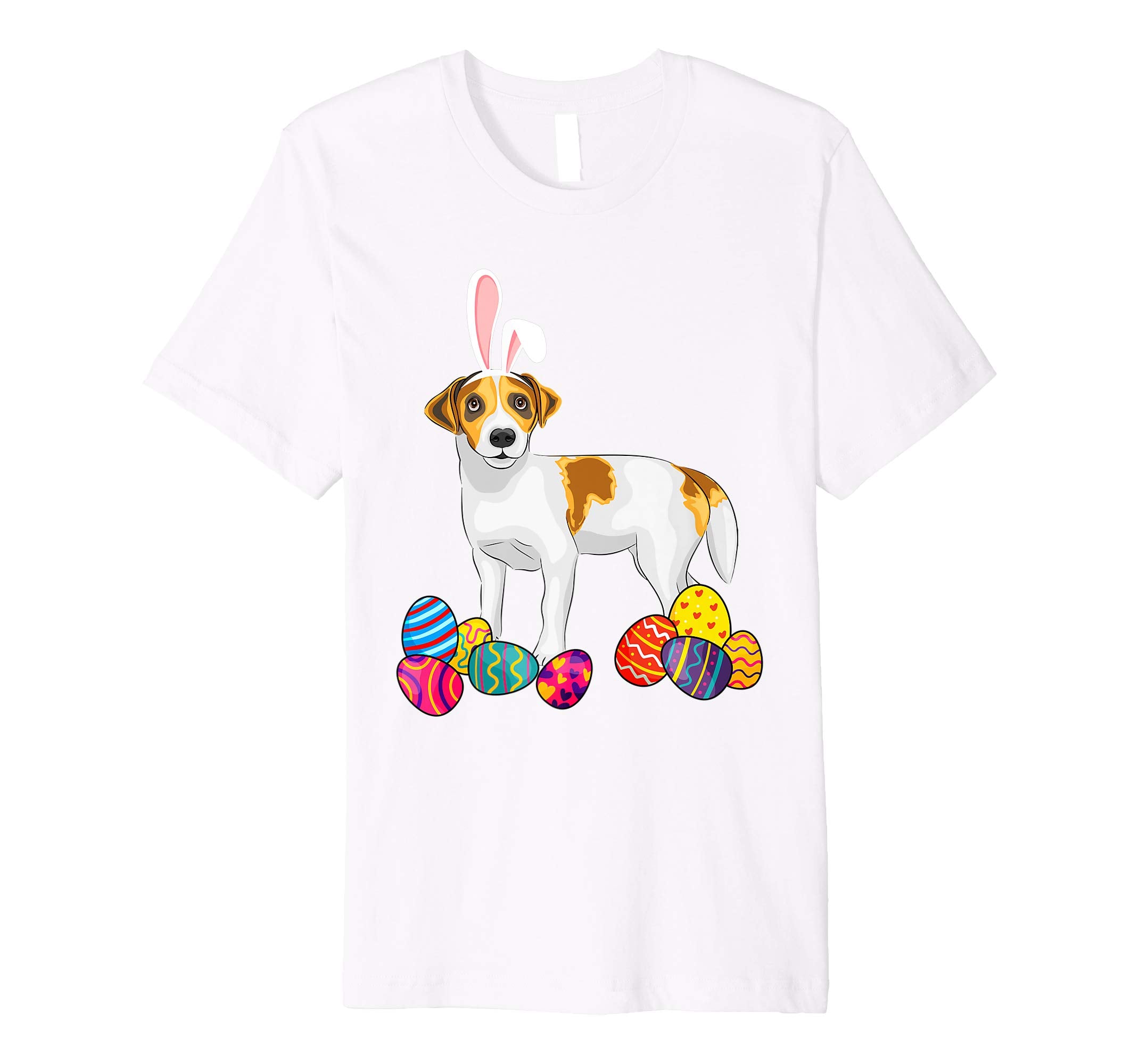 Russell Terrier Bunny Ear With Egg Easter Easter Day Shirt