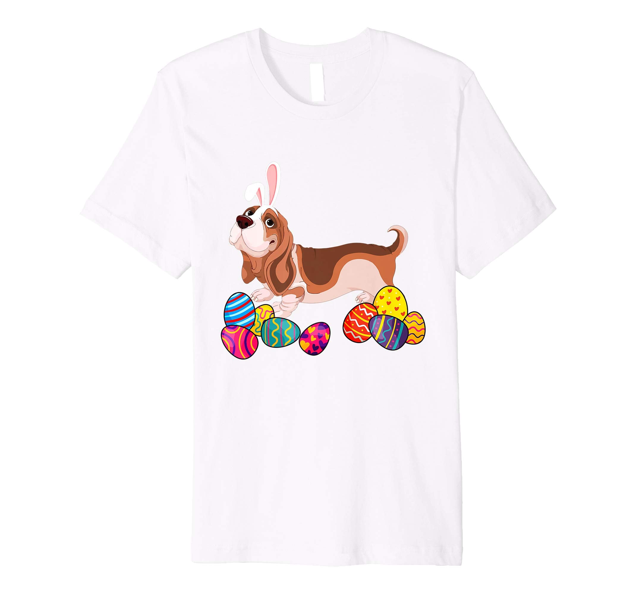 Basset Hound Bunny Ear With Egg Easter Easter Day Shirt