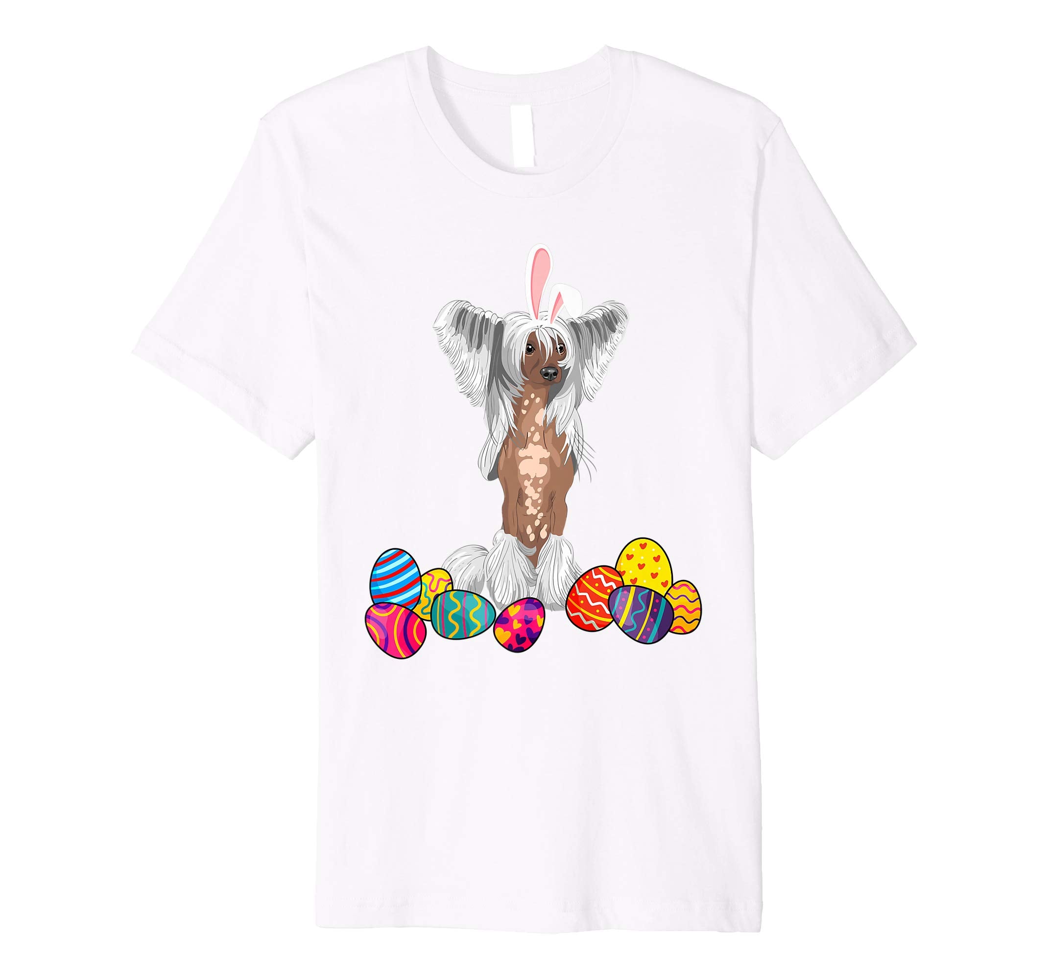 Chinese Crested Bunny Ear With Egg Easter Easter Day Shirt