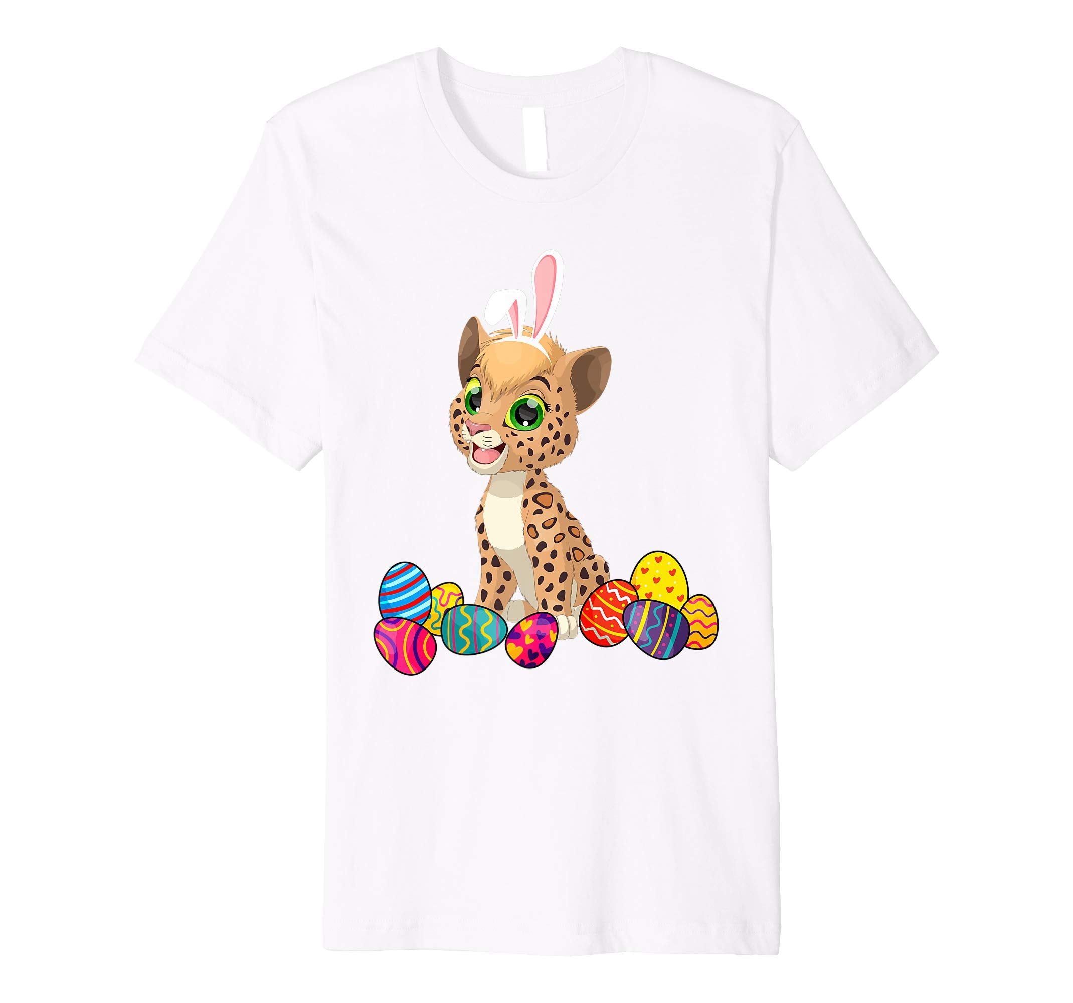 Leopard Bunny Ear With Egg Easter Easter Day Shirt