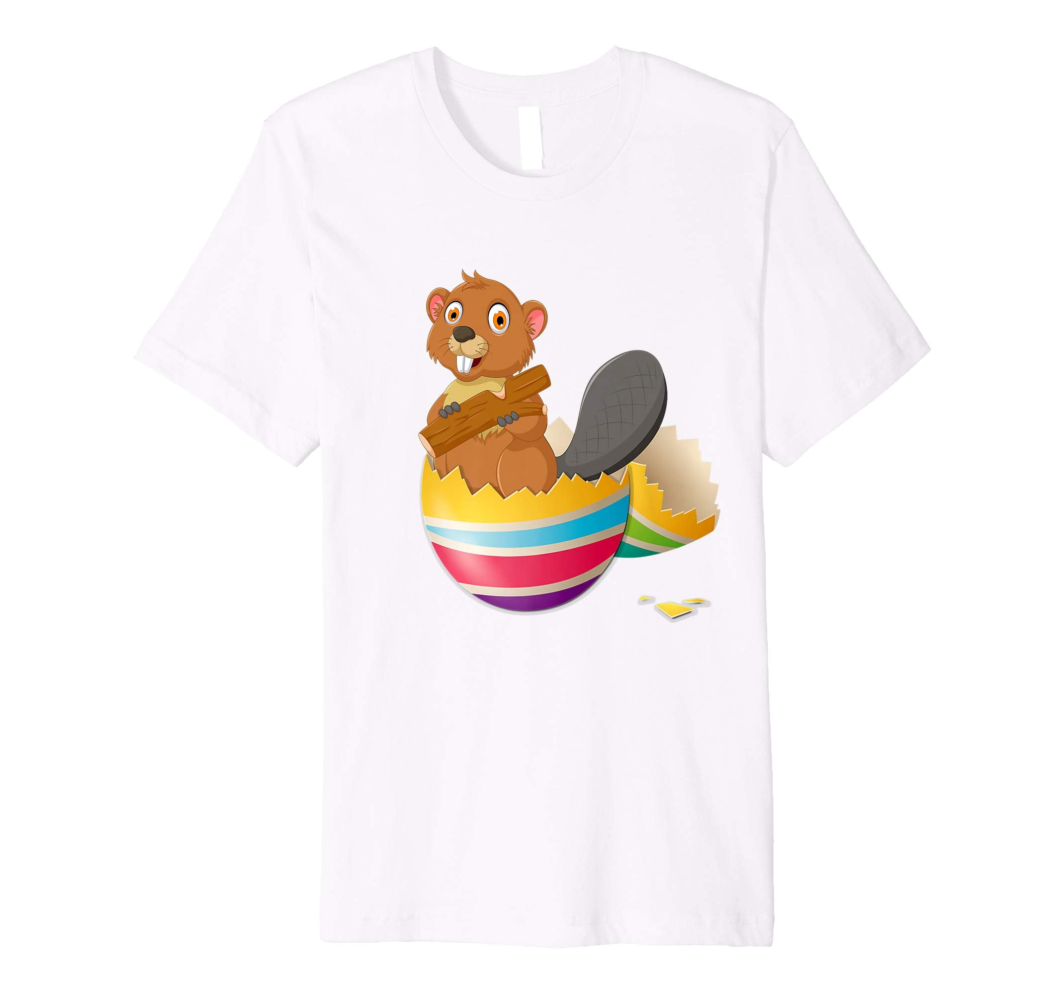 Baby Beaver Hatching From Easter Egg Easter Day Shirt