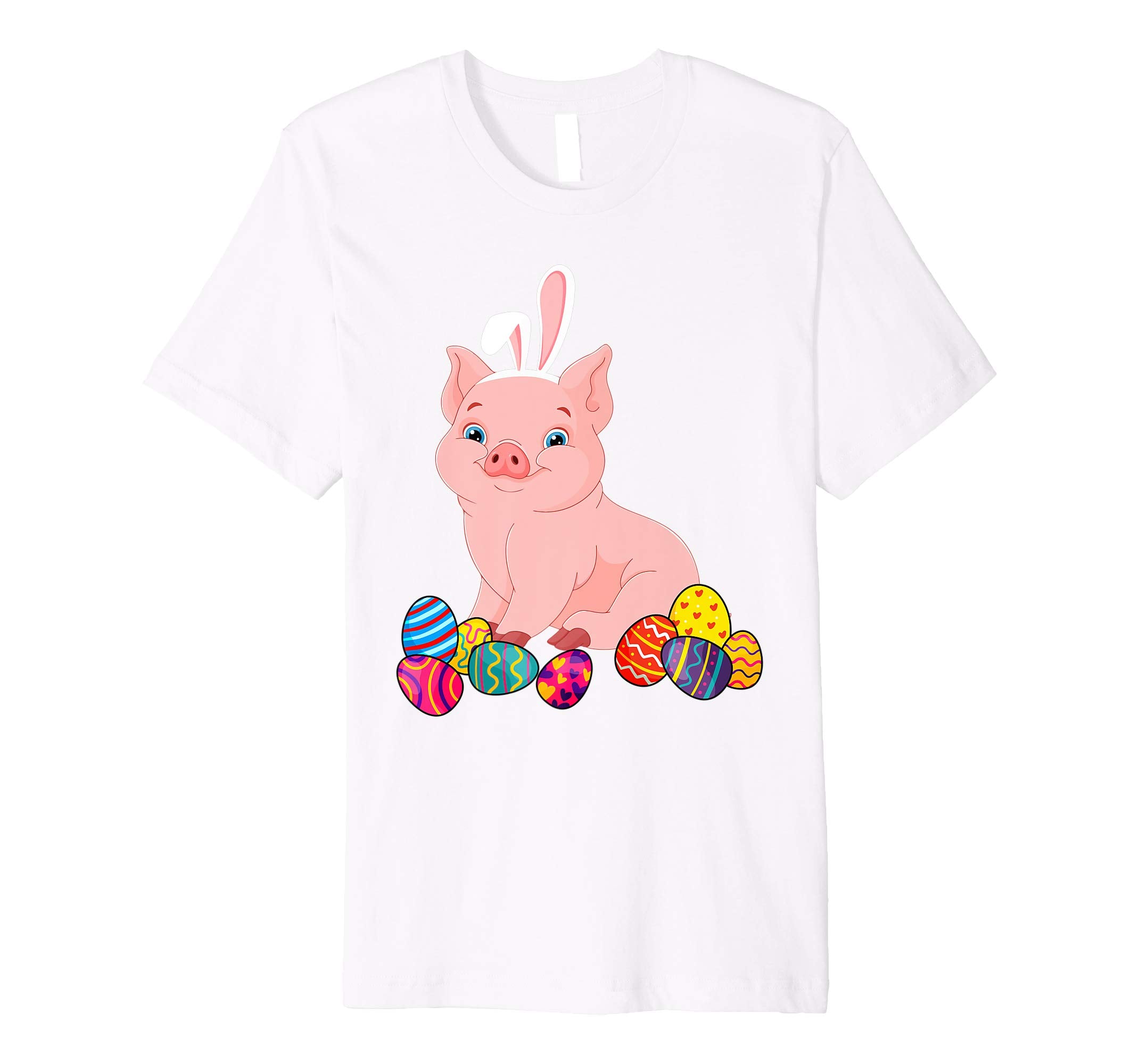 Pig Bunny Ear With Egg Easter Easter Day Shirt