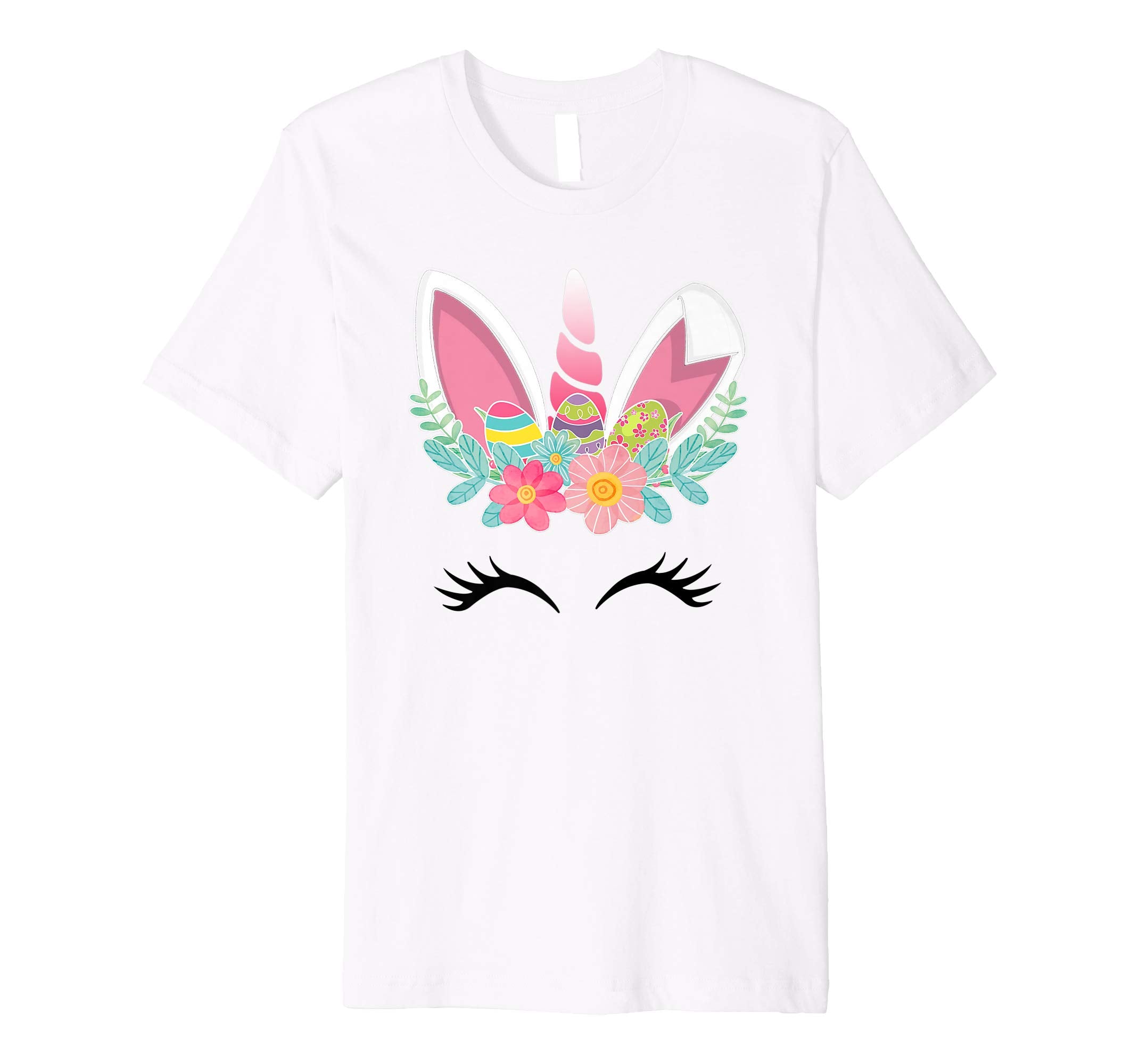 Unicorn Bunny Easter T Shirt for Girls Women Gifts