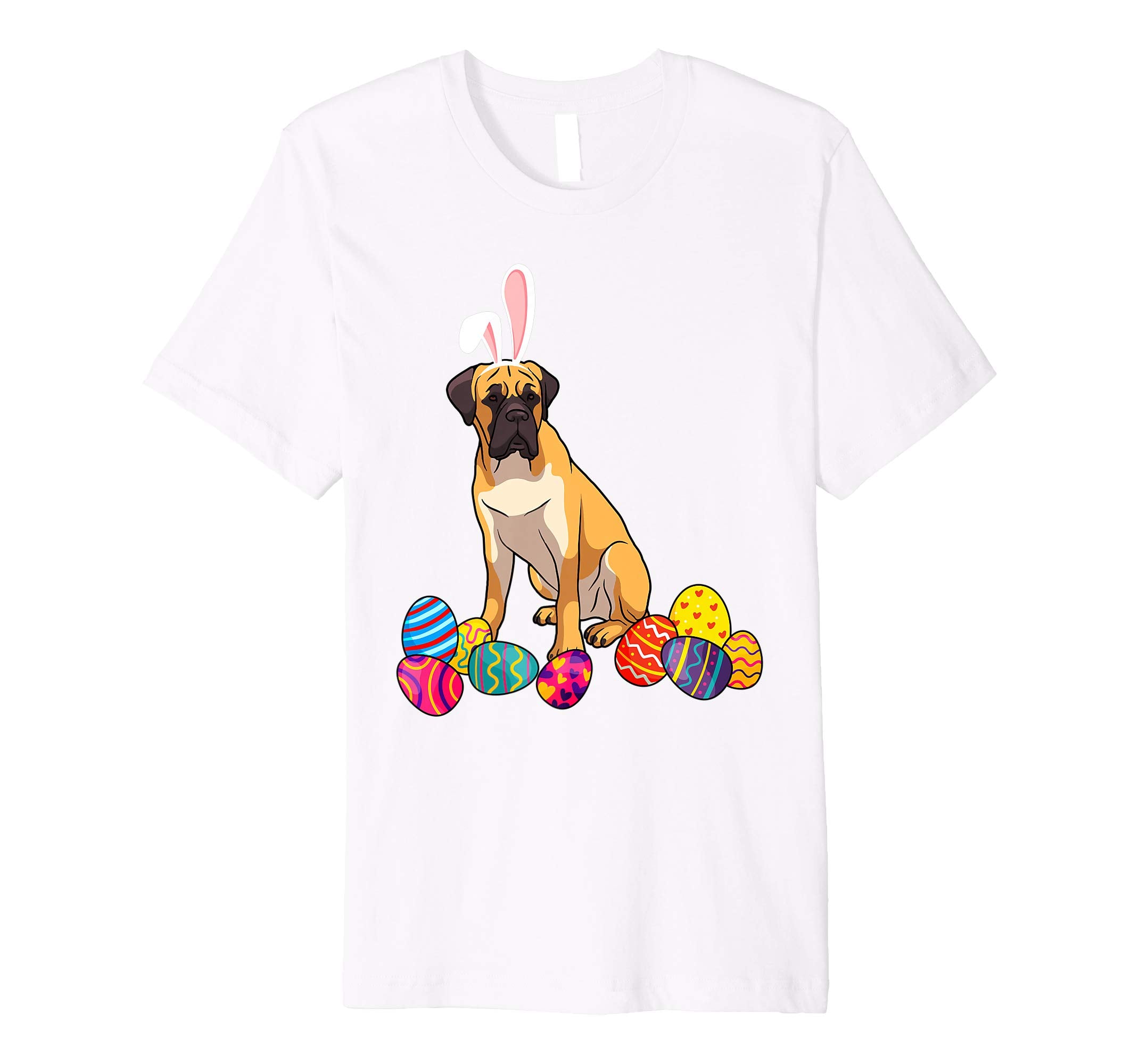 Mastiff Bunny Ear With Egg Easter Easter Day Shirt