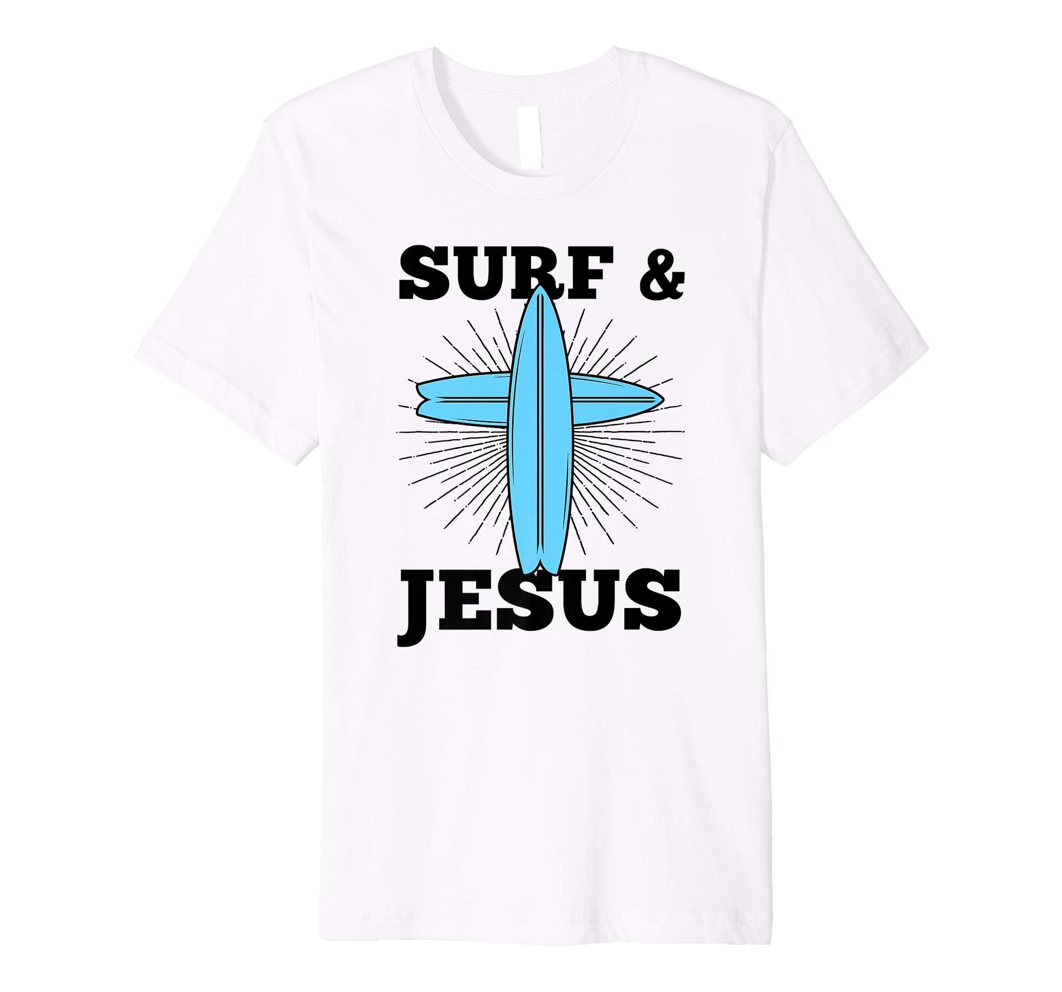 Surf And Jesus Christian Easter Bible Verse Gift T-Shirt