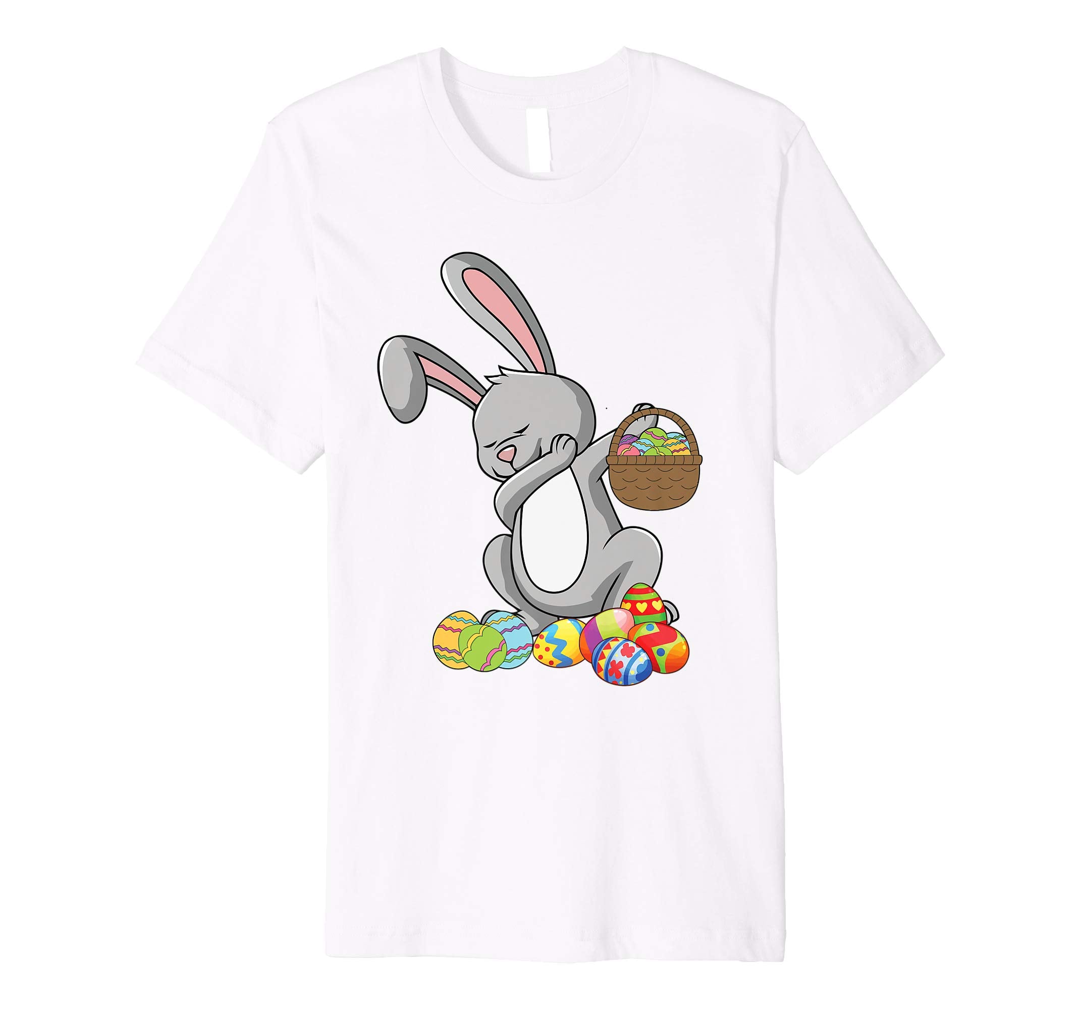 Dabbing Egg Boss Easter Bunny T Shirt For Kids Toddlers Boys