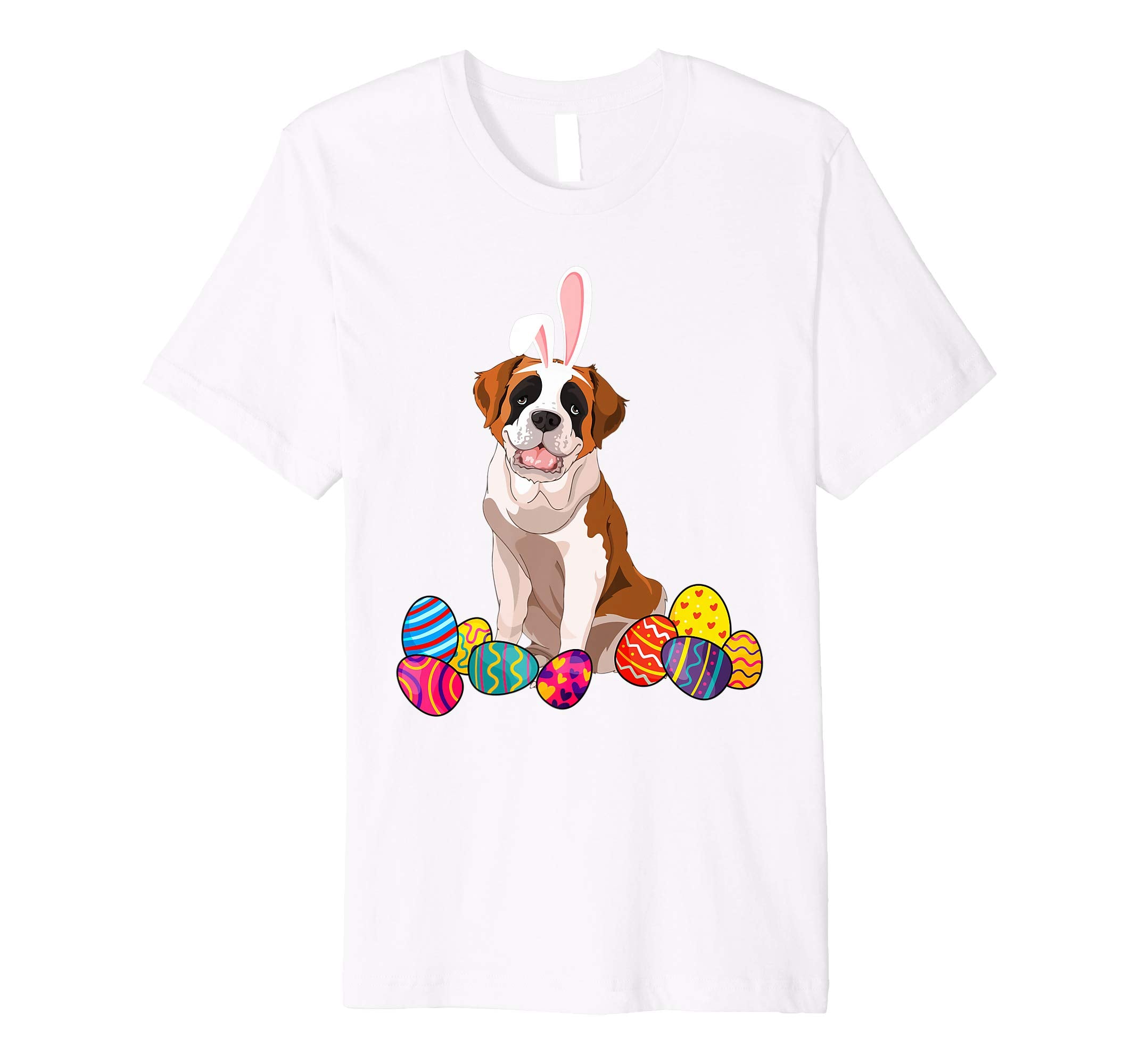 Saint Bernard Bunny Ear With Egg Easter Easter Day Shirt