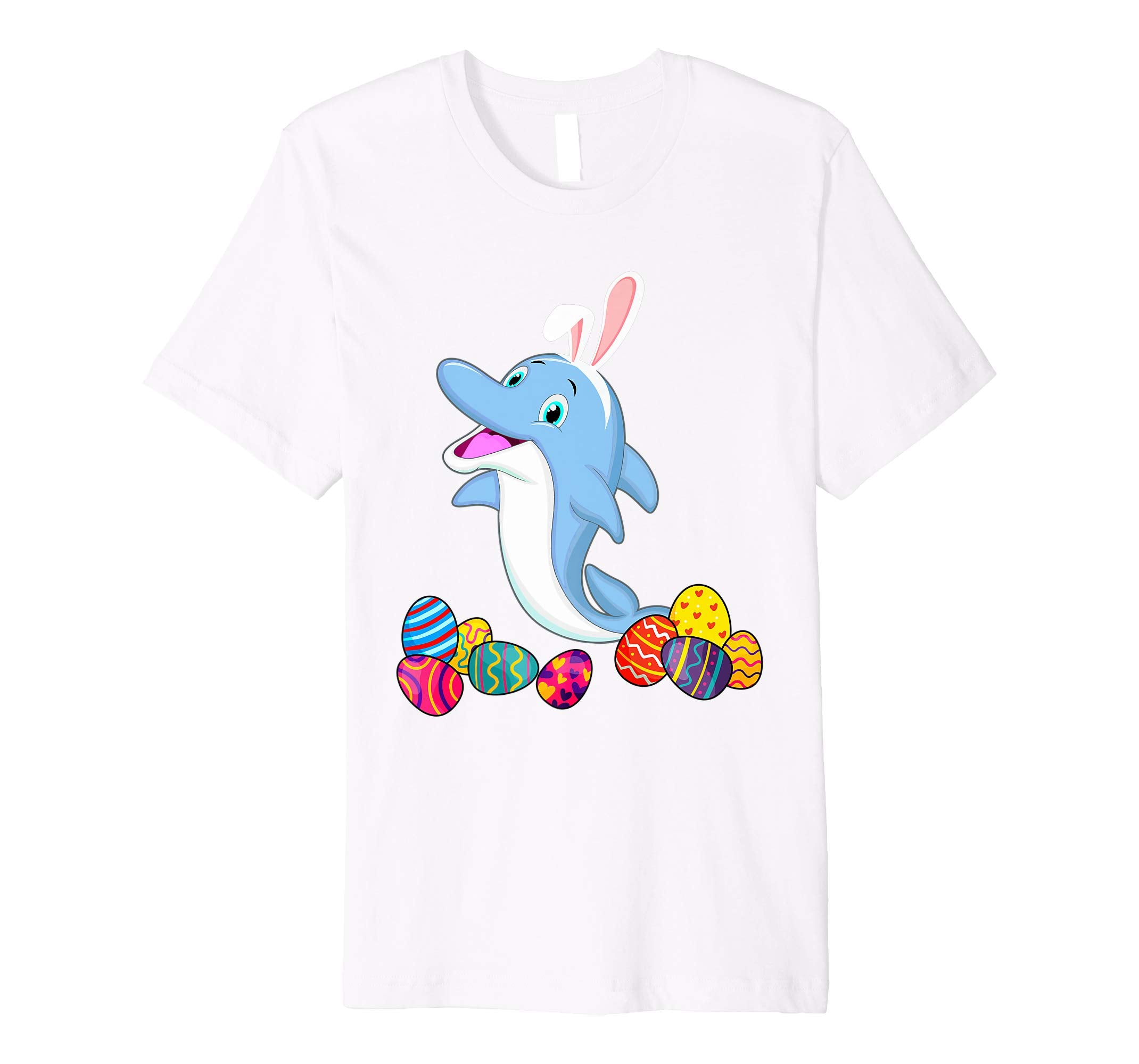 Dolphin Bunny Ear With Egg Easter Easter Day Shirt