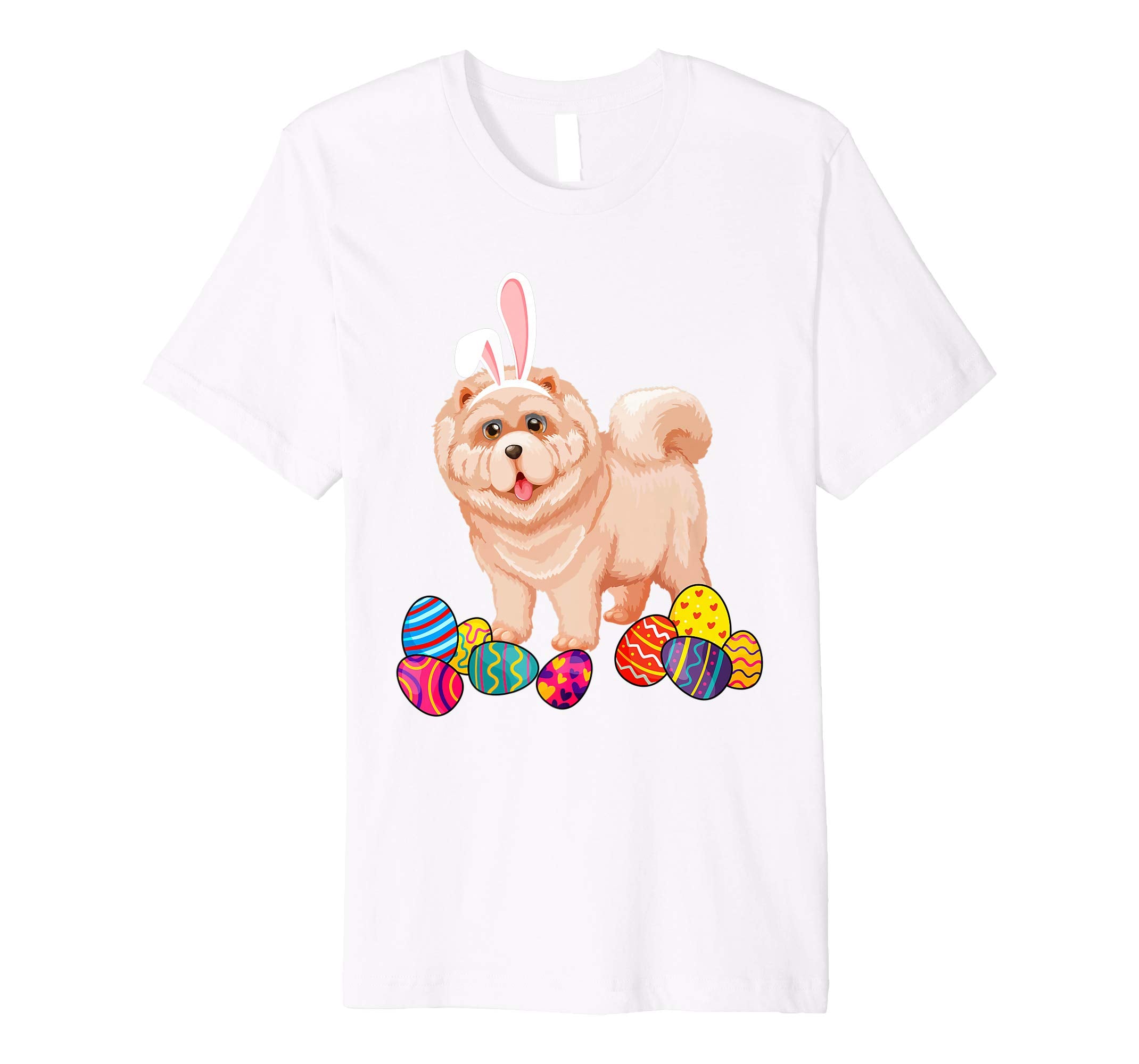 Chow Chow Bunny Ear With Egg Easter Easter Day Shirt