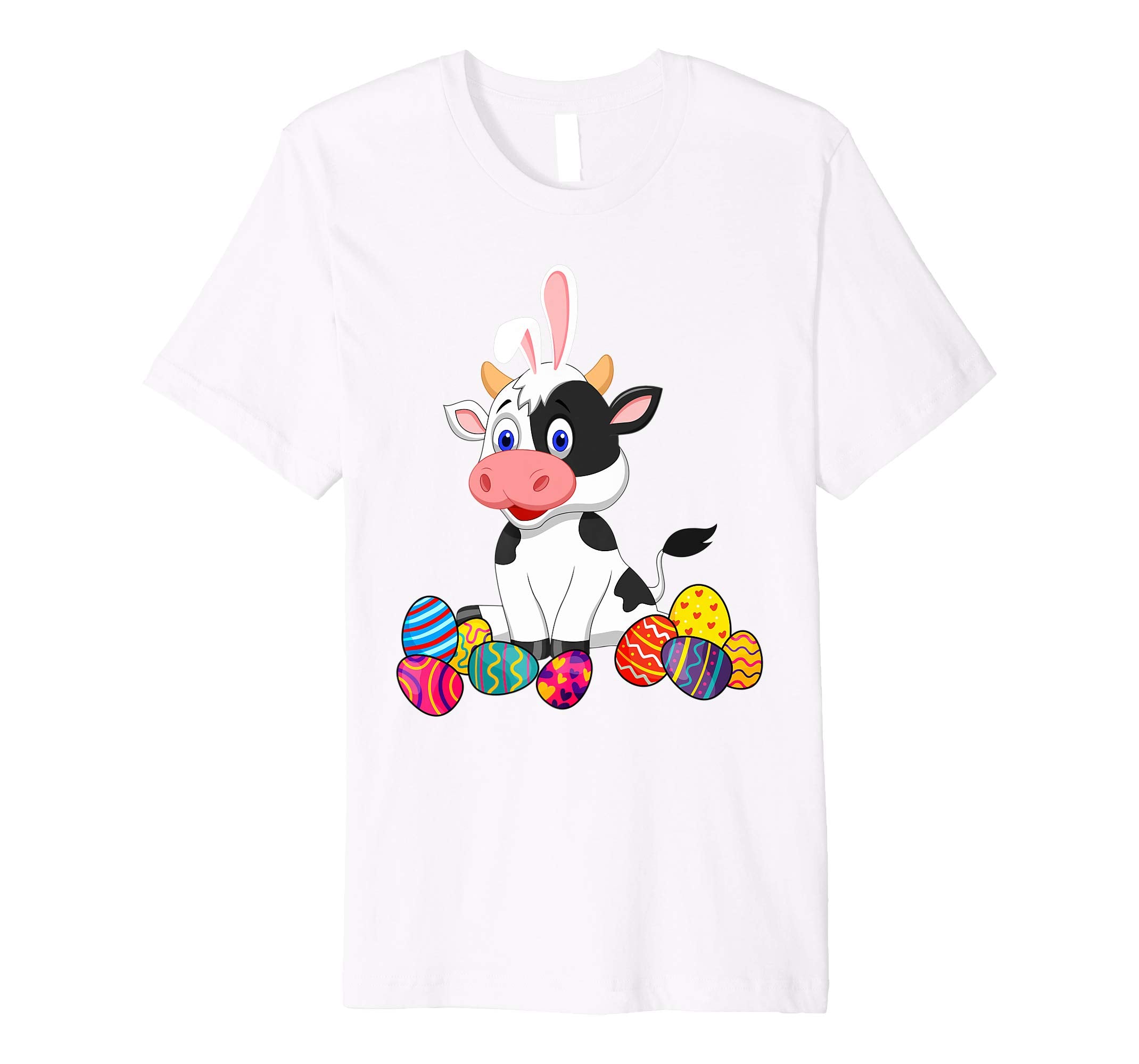 Cow Bunny Ear With Egg Easter Easter Day Shirt