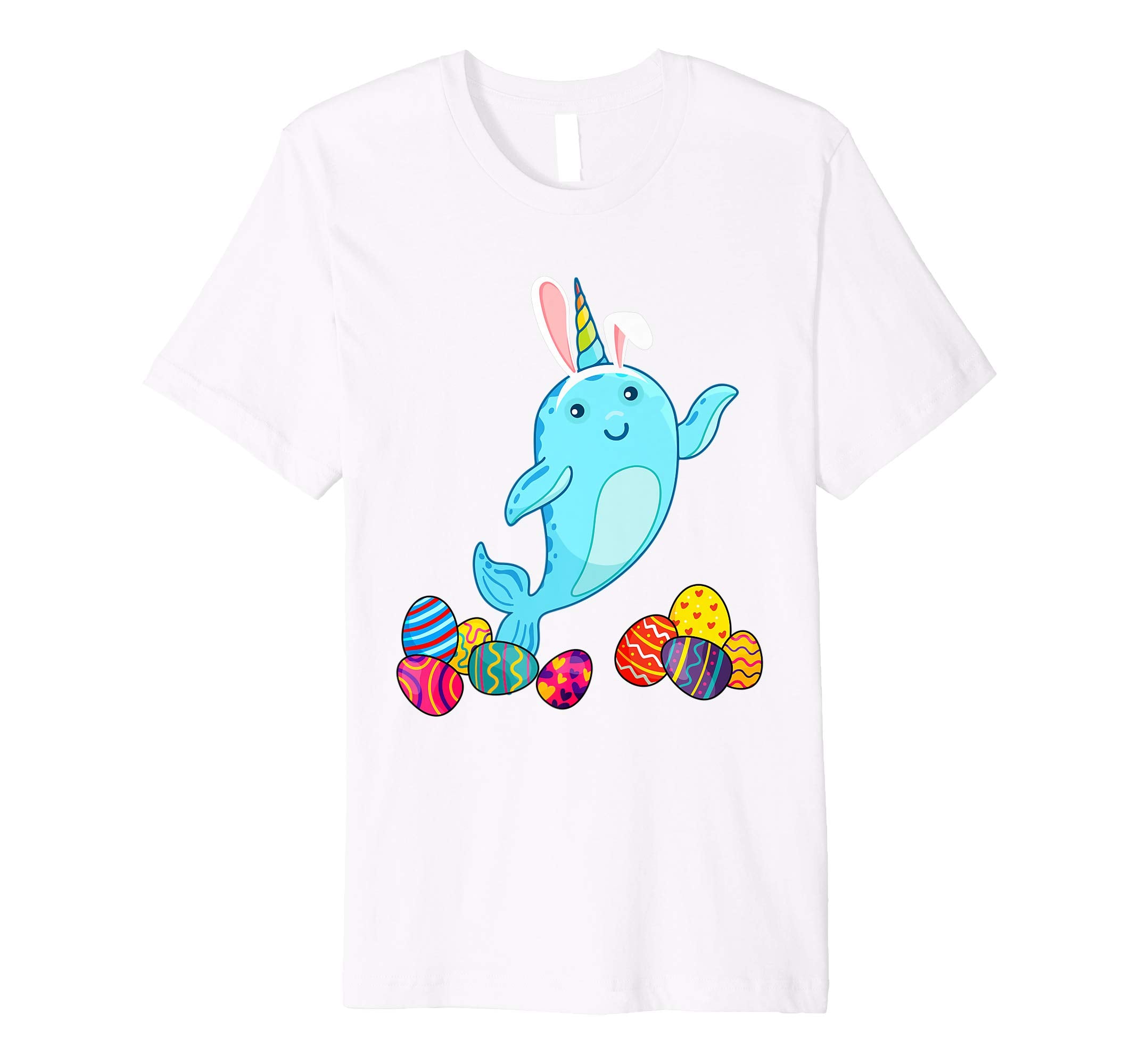 Narwhals Bunny Ear With Egg Easter Easter Day Shirt