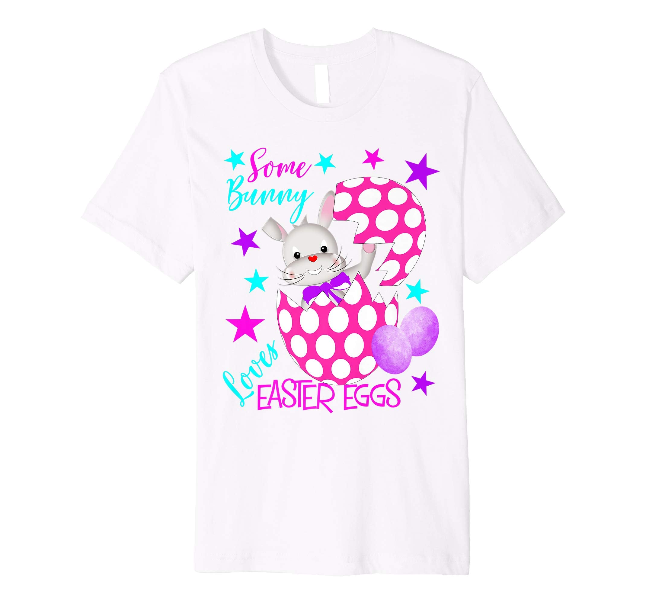 Cute Easter Bunny Egg Graphic Fun Tee Shirts