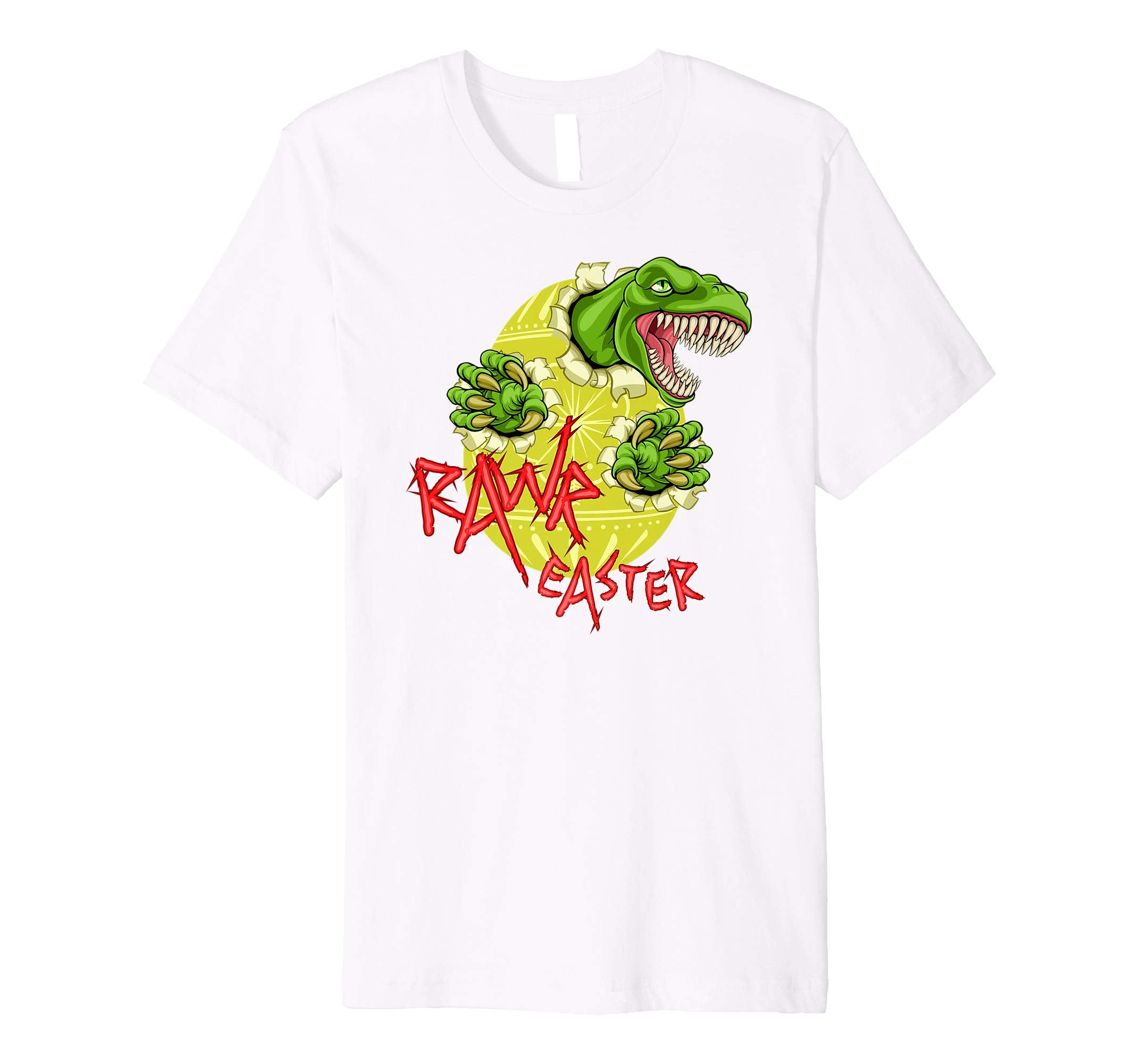 Rawr Easter T-Rex Dinosaur Ripping Through Egg Tee Shirt