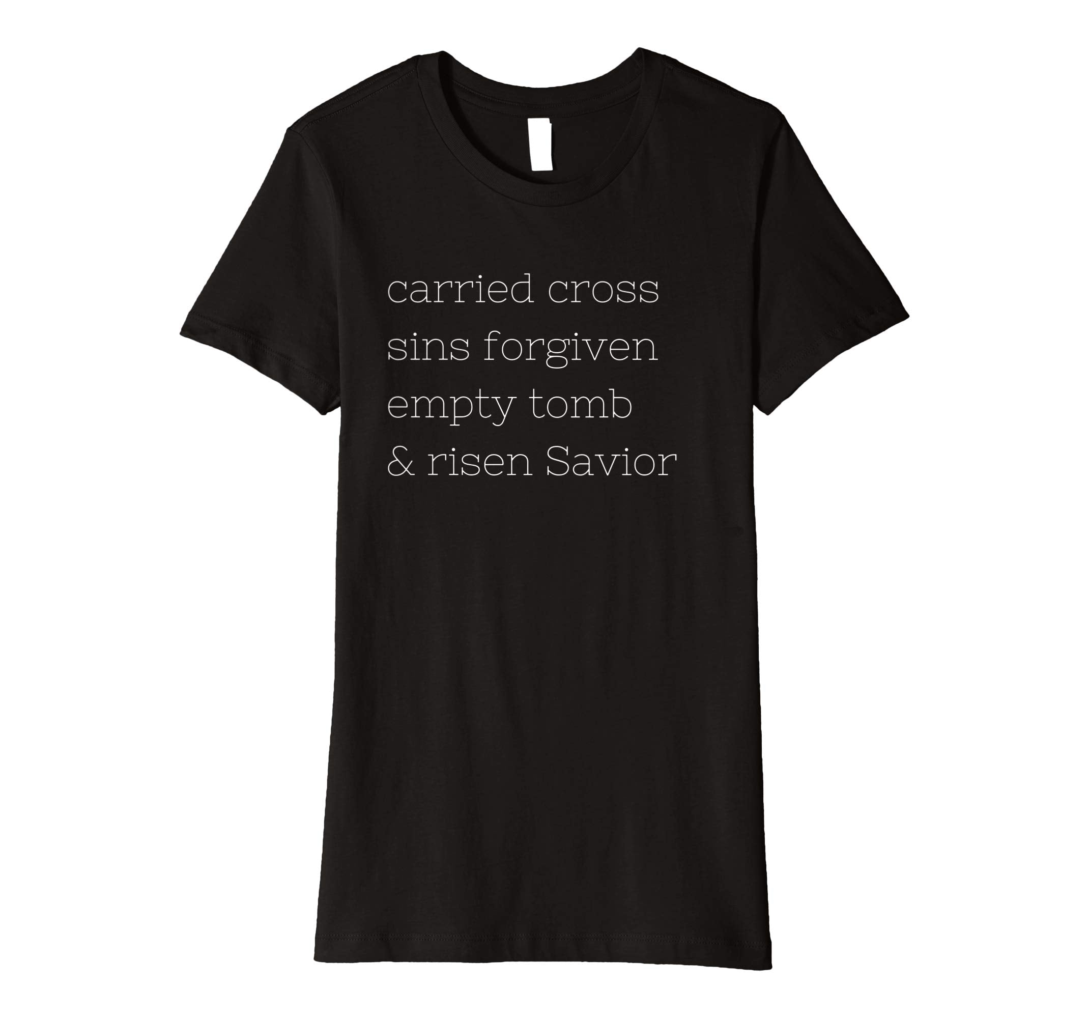 Easter T-shirt Empty Tomb Shirt Savior Jesus Cross Forgiven