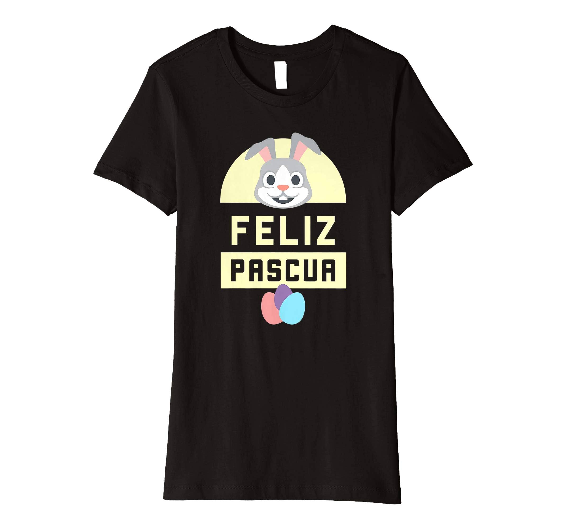 Feliz Pascua Happy Easter Spanish Language Bunny T Shirt