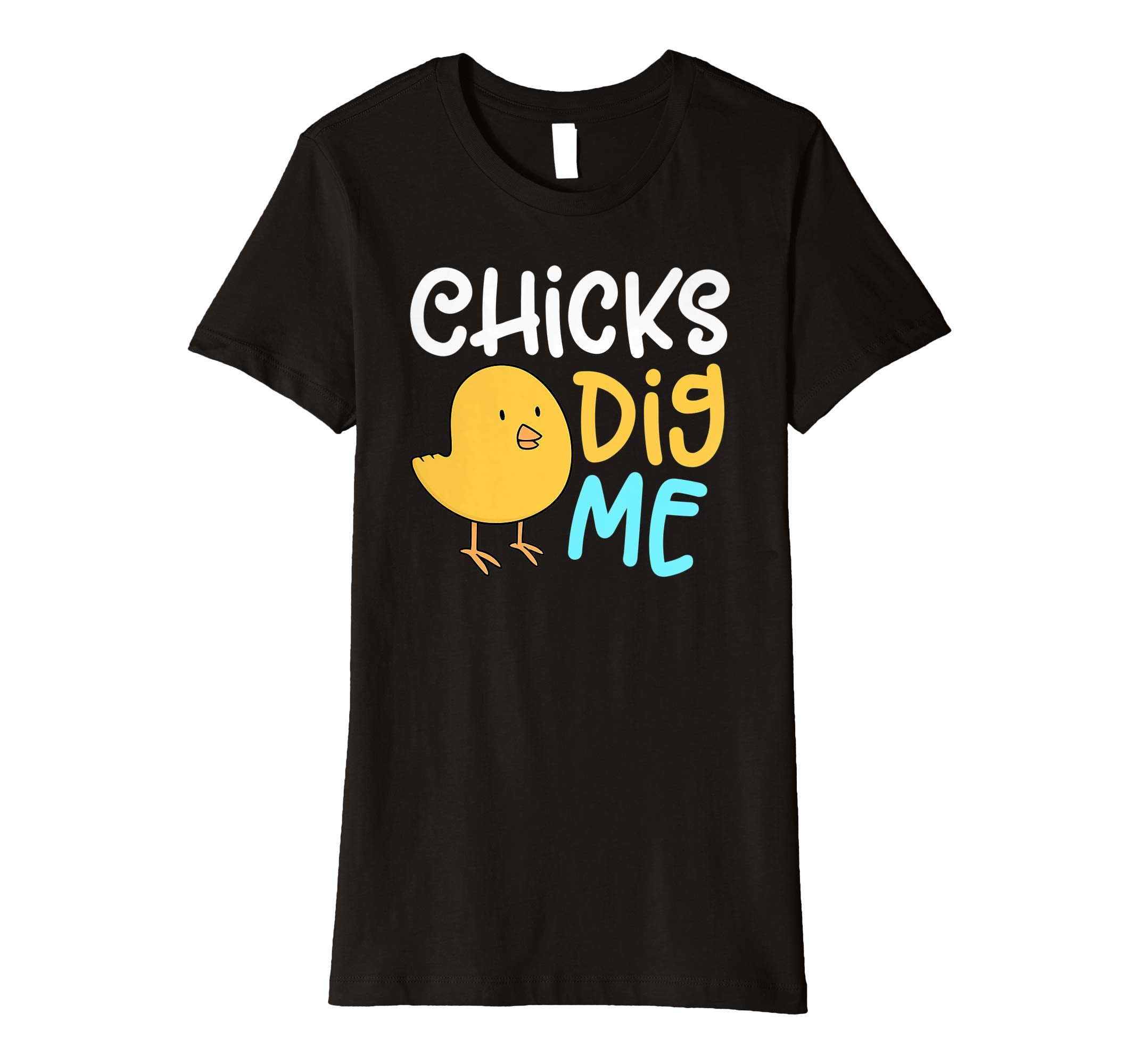 Chicks Dig Me Egg Hunt Happy Easter Kids Boys Girls T Shirt