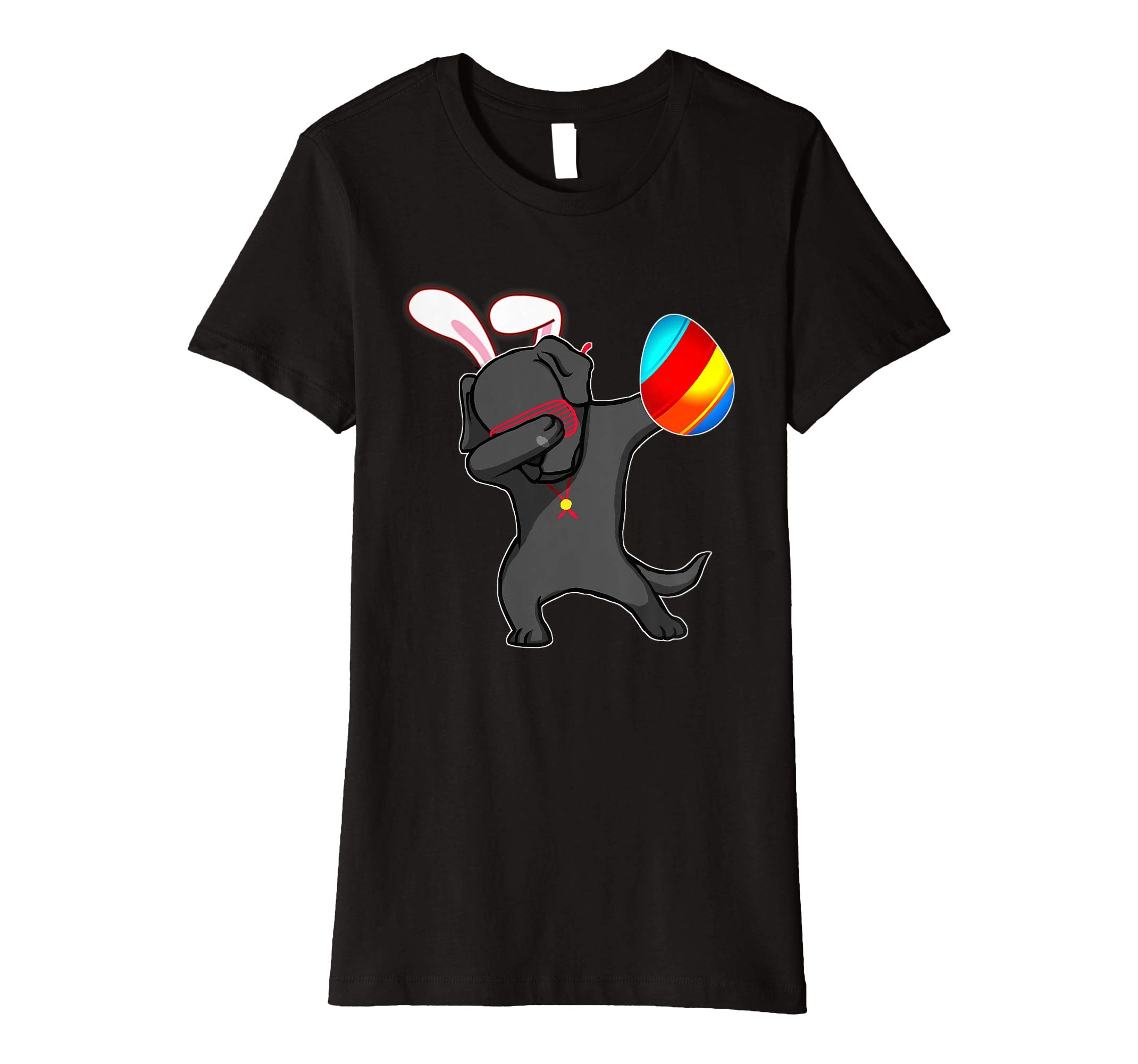 Easter Bunny Dabbing Labrador Dog Tshirt Egg Ears Gift