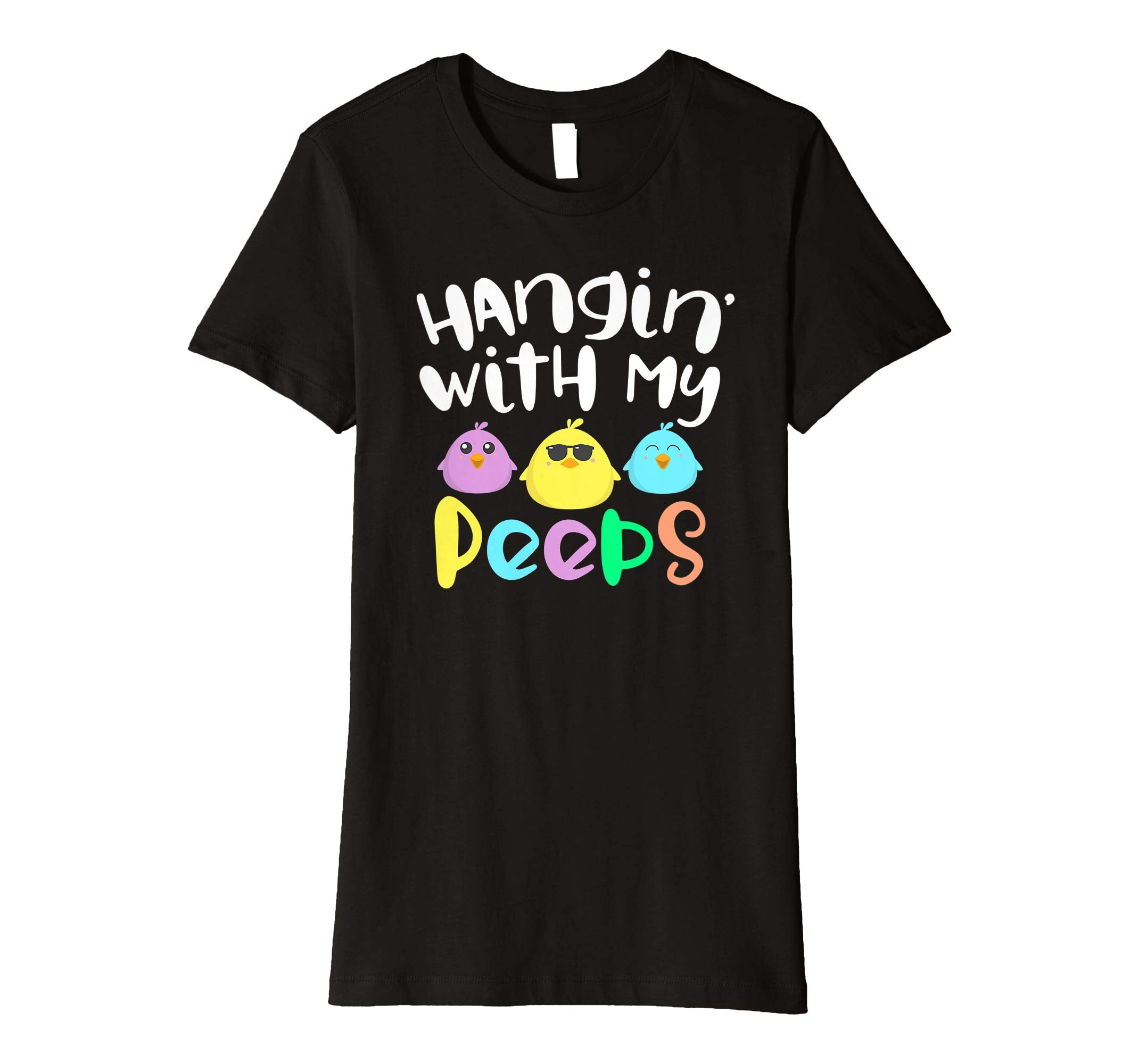 Hanging With My Peeps Happy Easter Kids Boys Girls T Shirt
