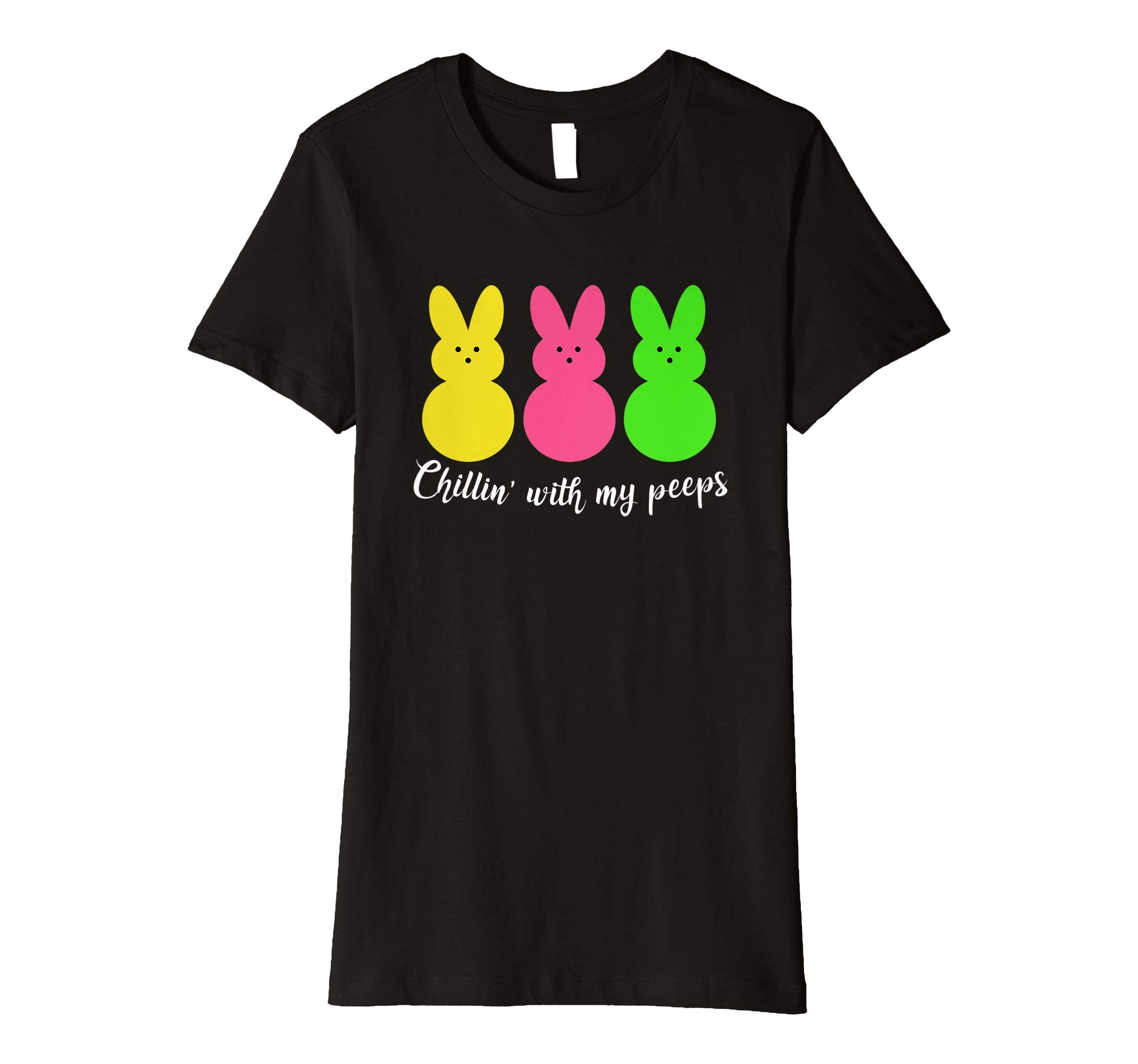 Chillin' With My Peeps Funny Easter T Shirt Men Women Kids