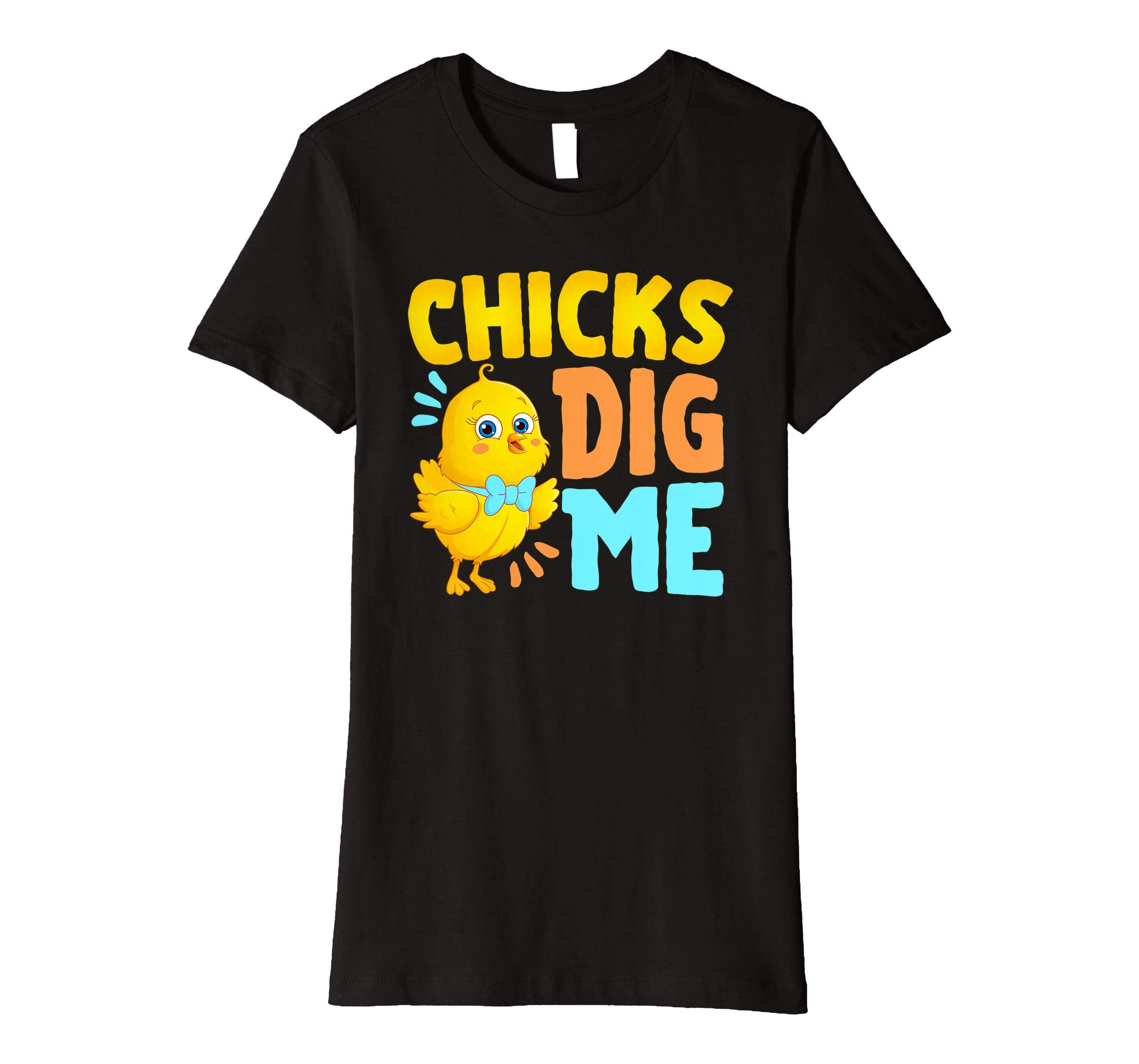 Chicks Dig Me Egg Hunt Happy Easter Kids Boys Girls T Shirt