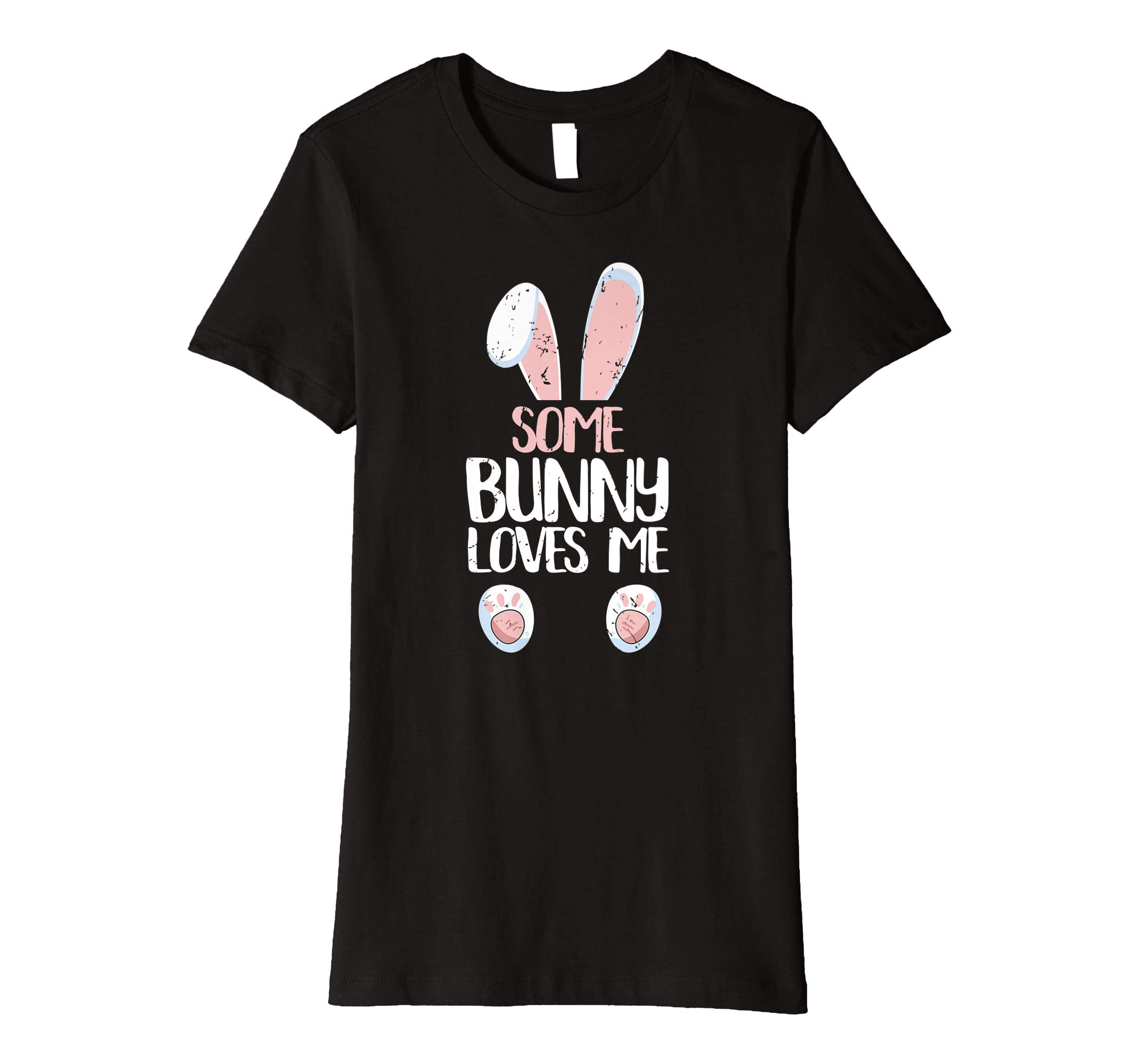Some Bunny Loves Me Cute Easter Couple Gift T-Shirt