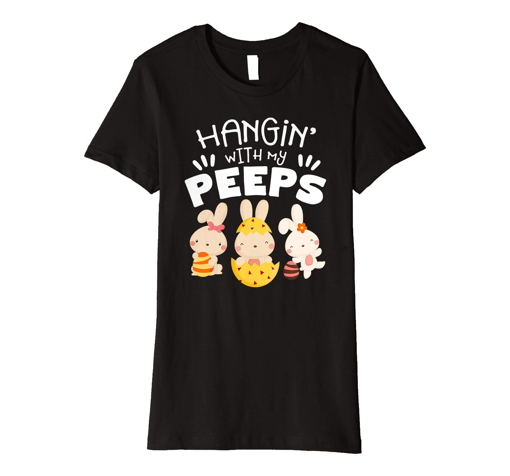 Hanging With My Peeps Happy Easter Kids Boys Girls T Shirt