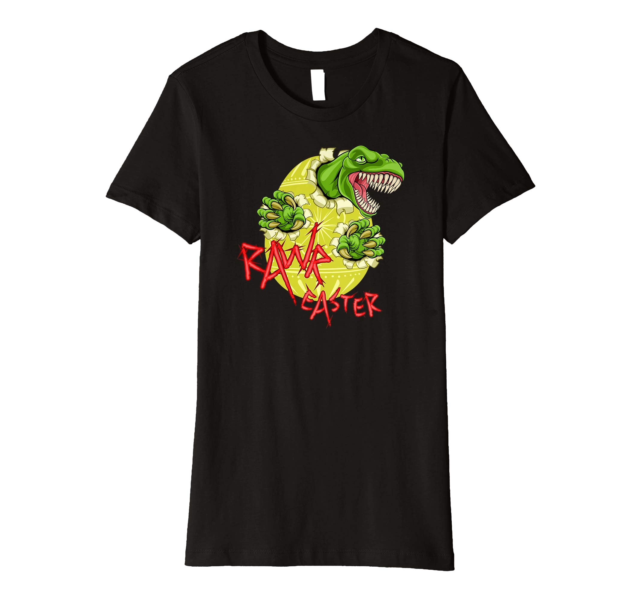 Rawr Easter T-Rex Dinosaur Ripping Through Egg Tee Shirt