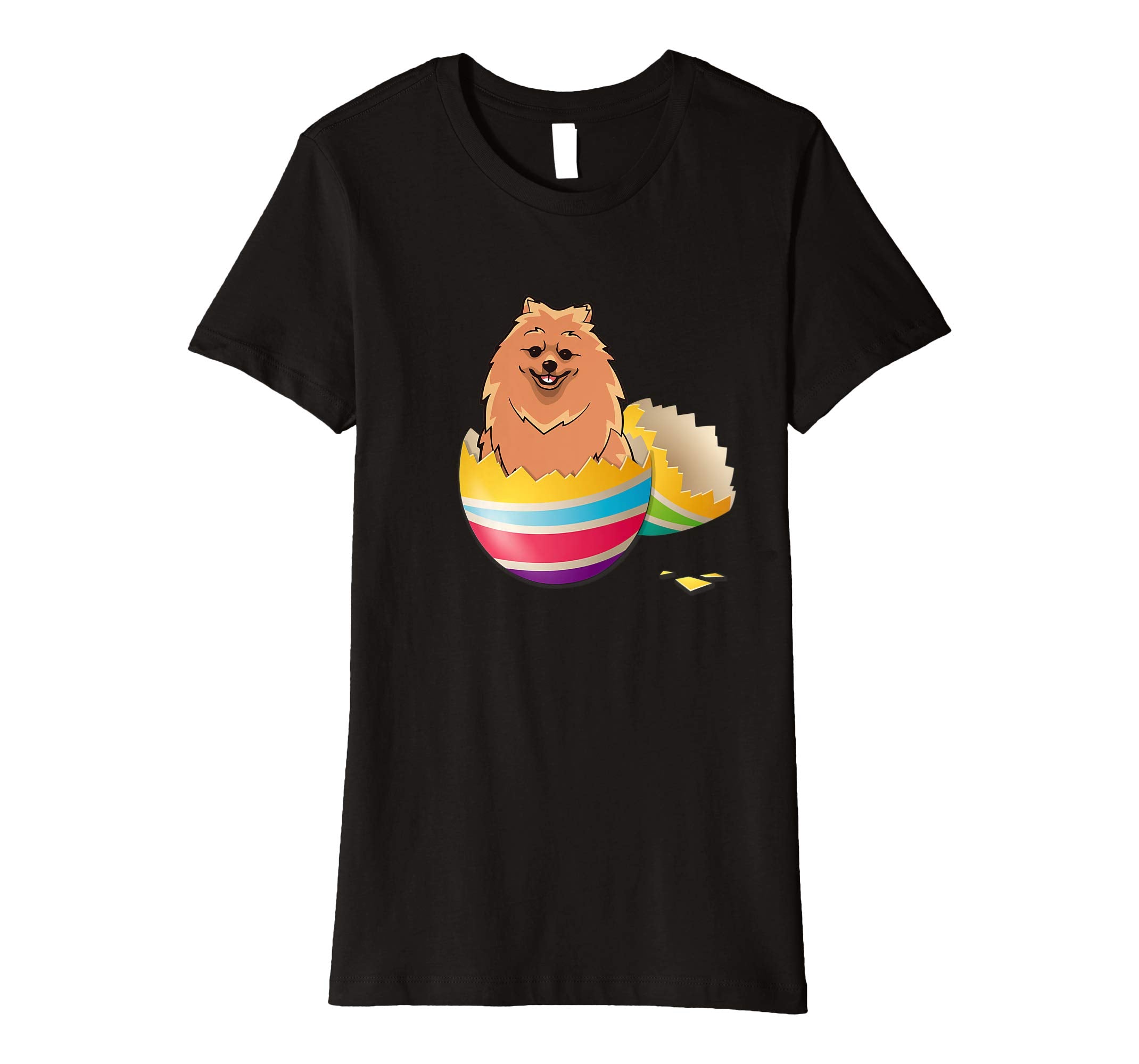 Pomeranian Hatching From Easter Egg Easter Day Shirt
