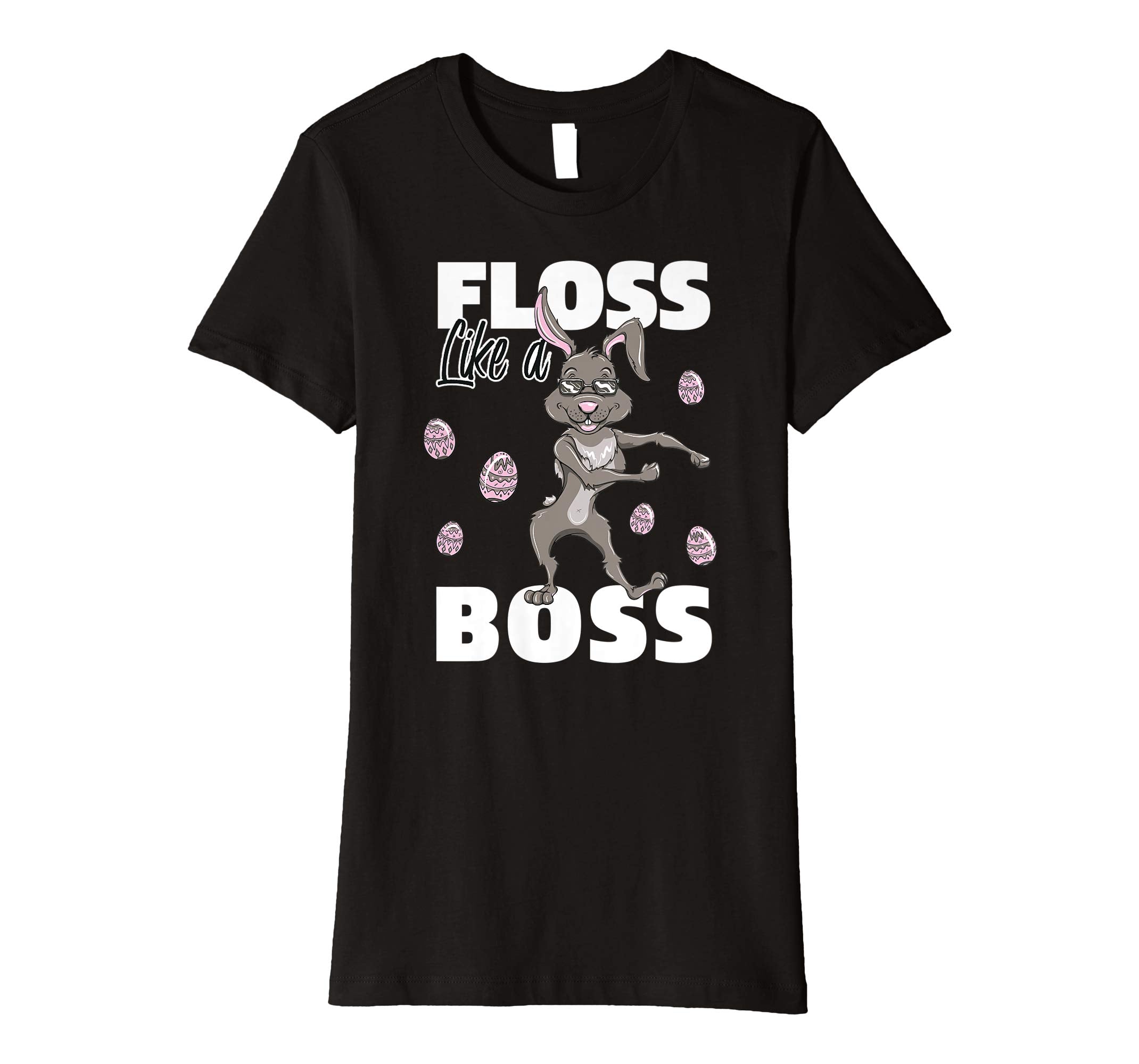 Boys Flossing Easter Bunny T-Shirt Kids Floss Like A Boss